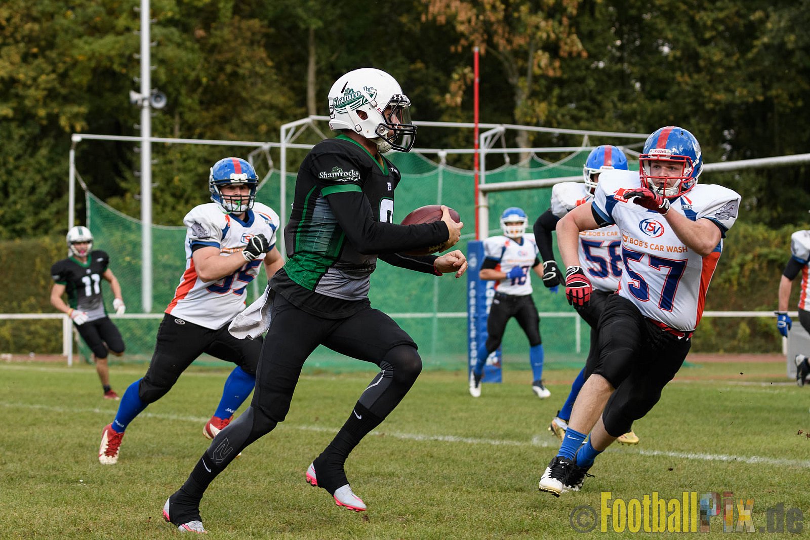Mülheim Shamrocks Herren vs. Bocholt Rhinos - 03.10.2016 VL NRW: Mülheim Shamrocks Herren vs. Bocholt Rhinos (35:20)