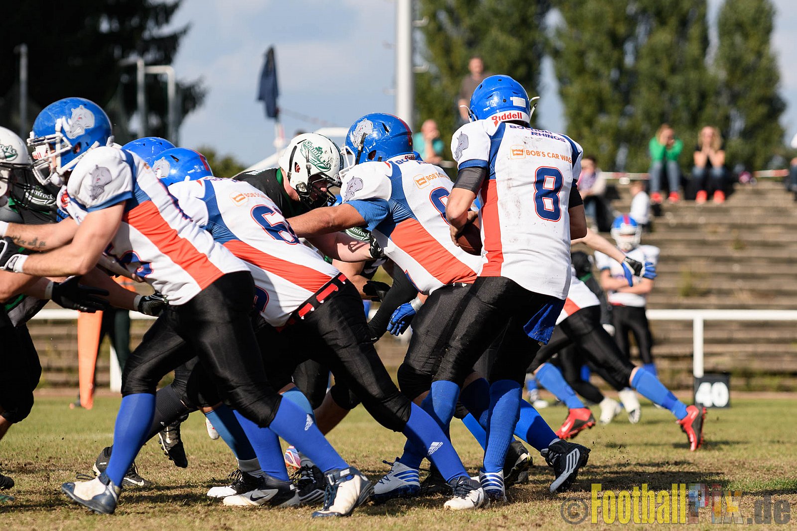Mülheim Shamrocks Herren vs. Bocholt Rhinos - 03.10.2016 VL NRW: Mülheim Shamrocks Herren vs. Bocholt Rhinos (35:20)