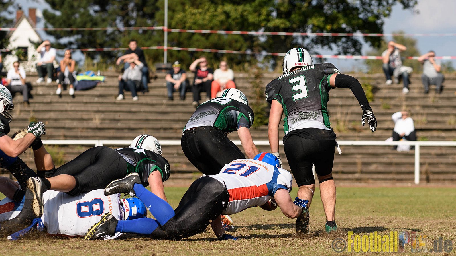 Mülheim Shamrocks Herren vs. Bocholt Rhinos - 03.10.2016 VL NRW: Mülheim Shamrocks Herren vs. Bocholt Rhinos (35:20)