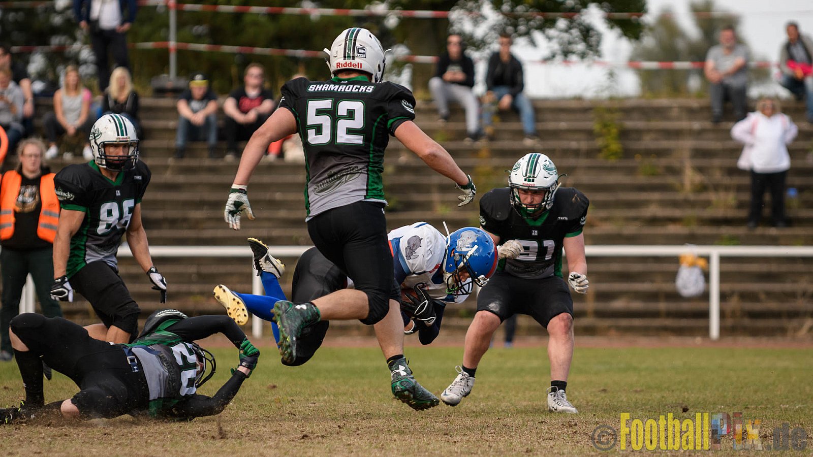 Mülheim Shamrocks Herren vs. Bocholt Rhinos - 03.10.2016 VL NRW: Mülheim Shamrocks Herren vs. Bocholt Rhinos (35:20)