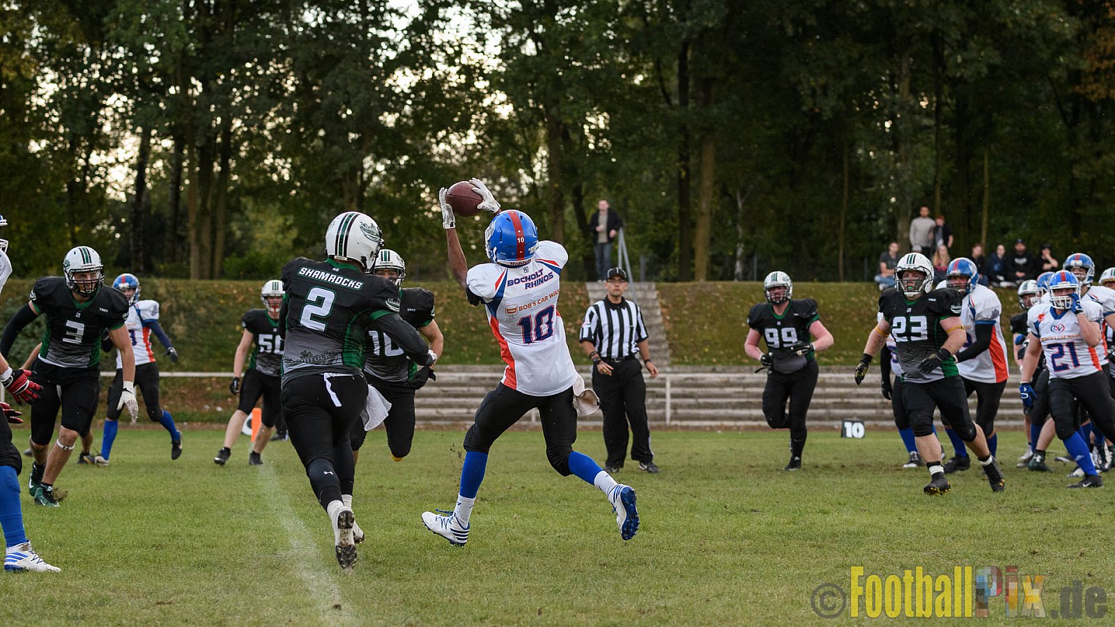 Mülheim Shamrocks Herren vs. Bocholt Rhinos - 03.10.2016 VL NRW: Mülheim Shamrocks Herren vs. Bocholt Rhinos (35:20)