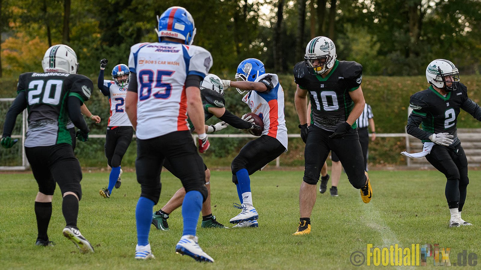 Mülheim Shamrocks Herren vs. Bocholt Rhinos - 03.10.2016 VL NRW: Mülheim Shamrocks Herren vs. Bocholt Rhinos (35:20)