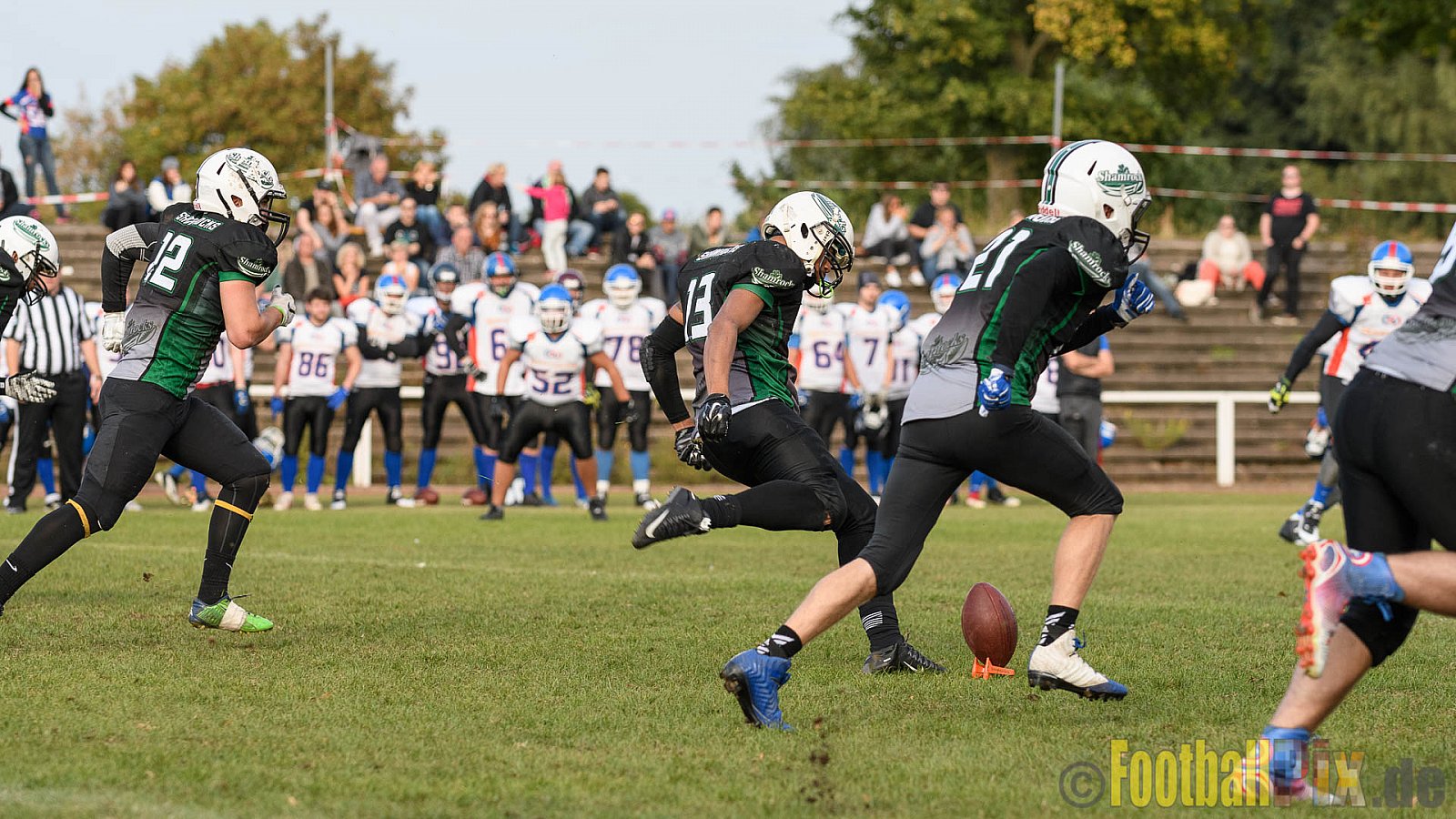 Mülheim Shamrocks Herren vs. Bocholt Rhinos - 03.10.2016 VL NRW: Mülheim Shamrocks Herren vs. Bocholt Rhinos (35:20)