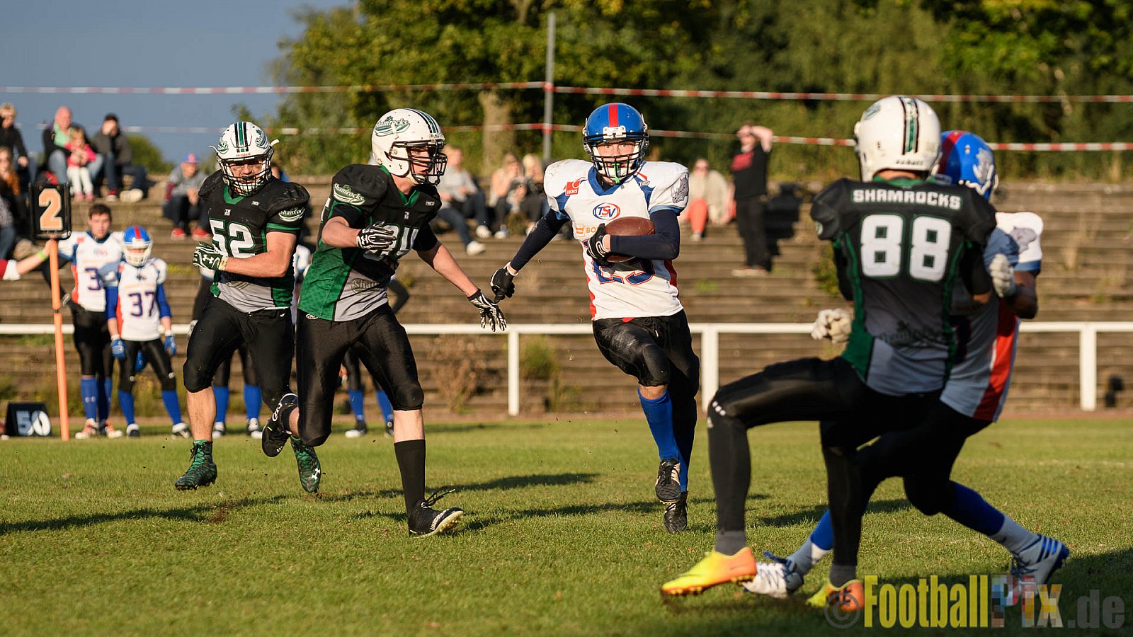 Mülheim Shamrocks Herren vs. Bocholt Rhinos - 03.10.2016 VL NRW: Mülheim Shamrocks Herren vs. Bocholt Rhinos (35:20)