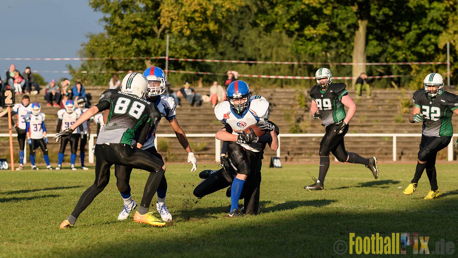 Mülheim Shamrocks Herren vs. Bocholt Rhinos - 03.10.2016 VL NRW: Mülheim Shamrocks Herren vs. Bocholt Rhinos (35:20)