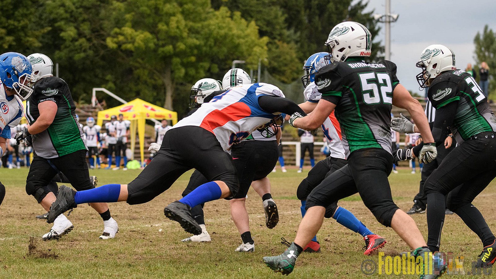 Mülheim Shamrocks Herren vs. Bocholt Rhinos - 03.10.2016 VL NRW: Mülheim Shamrocks Herren vs. Bocholt Rhinos (35:20)