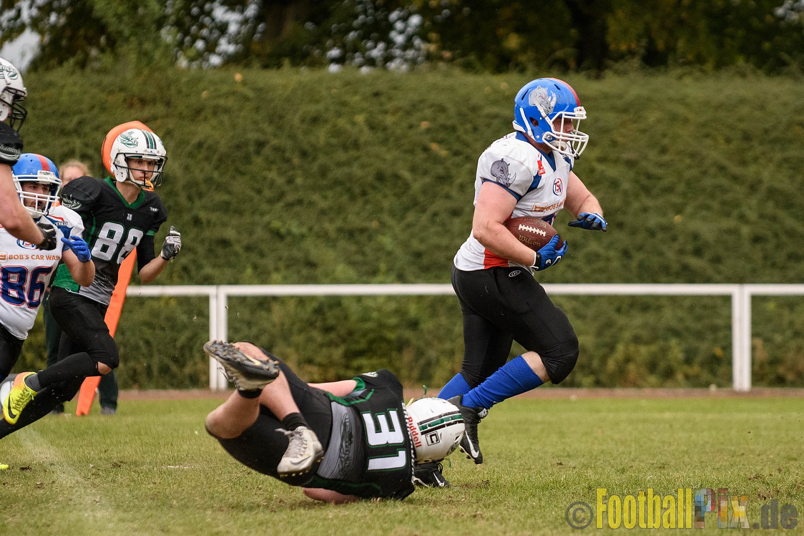 Mülheim Shamrocks Herren vs. Bocholt Rhinos - 03.10.2016 VL NRW: Mülheim Shamrocks Herren vs. Bocholt Rhinos (35:20)