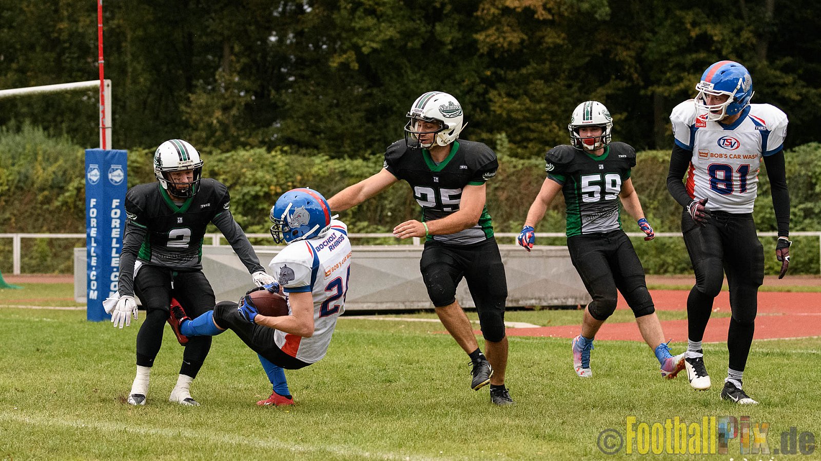 Mülheim Shamrocks Herren vs. Bocholt Rhinos - 03.10.2016 VL NRW: Mülheim Shamrocks Herren vs. Bocholt Rhinos (35:20)