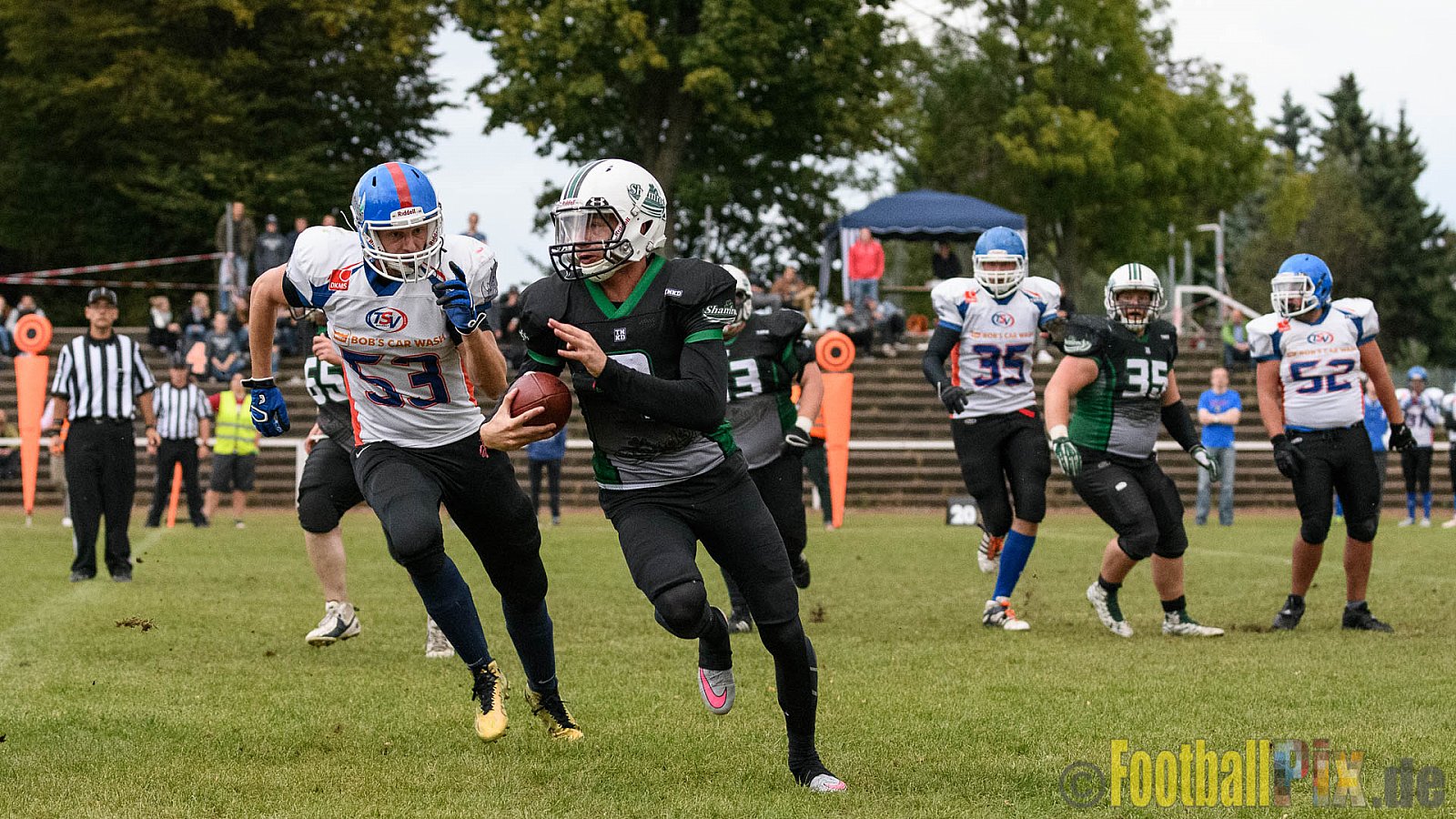 Mülheim Shamrocks Herren vs. Bocholt Rhinos - 03.10.2016 VL NRW: Mülheim Shamrocks Herren vs. Bocholt Rhinos (35:20)