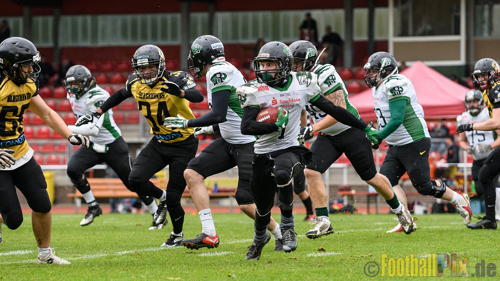 Rheine Raptors vs. Münster Blackhawks - 15.10.2016 VL NRW: Rheine Raptors vs. Münster Blackhawks (0:26)