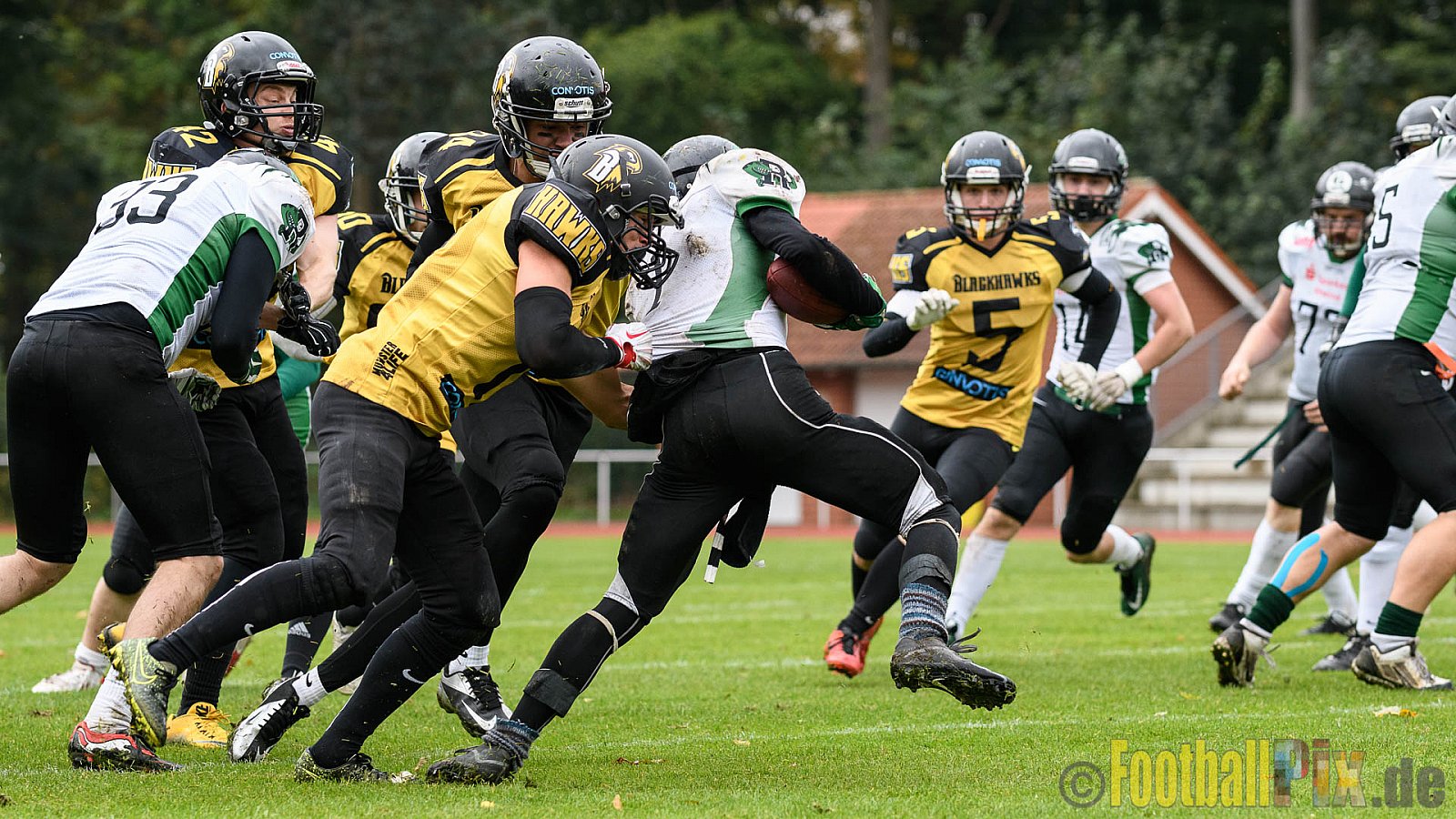 Rheine Raptors vs. Münster Blackhawks - 15.10.2016 VL NRW: Rheine Raptors vs. Münster Blackhawks (0:26)