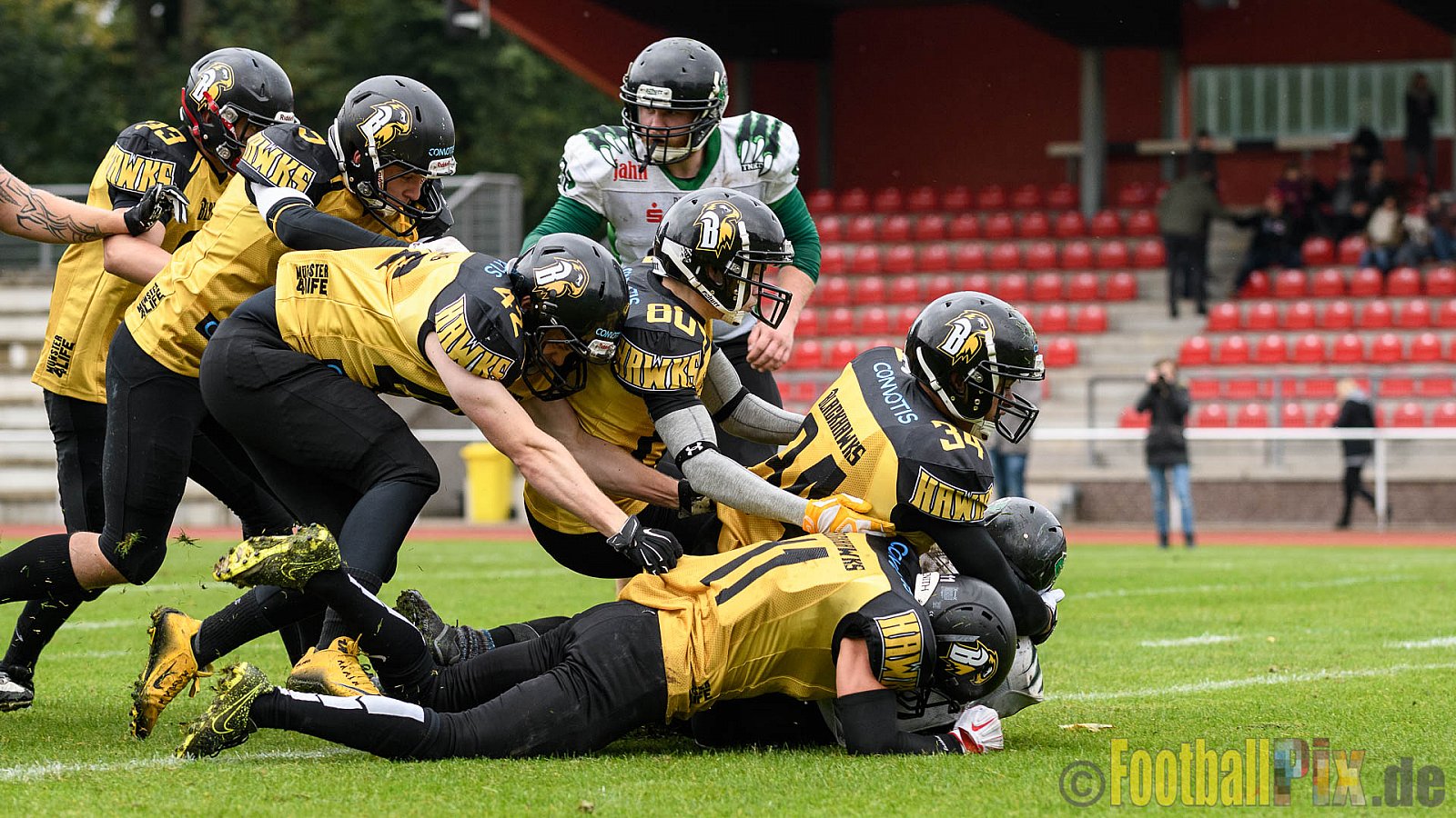 Rheine Raptors vs. Münster Blackhawks - 15.10.2016 VL NRW: Rheine Raptors vs. Münster Blackhawks (0:26)