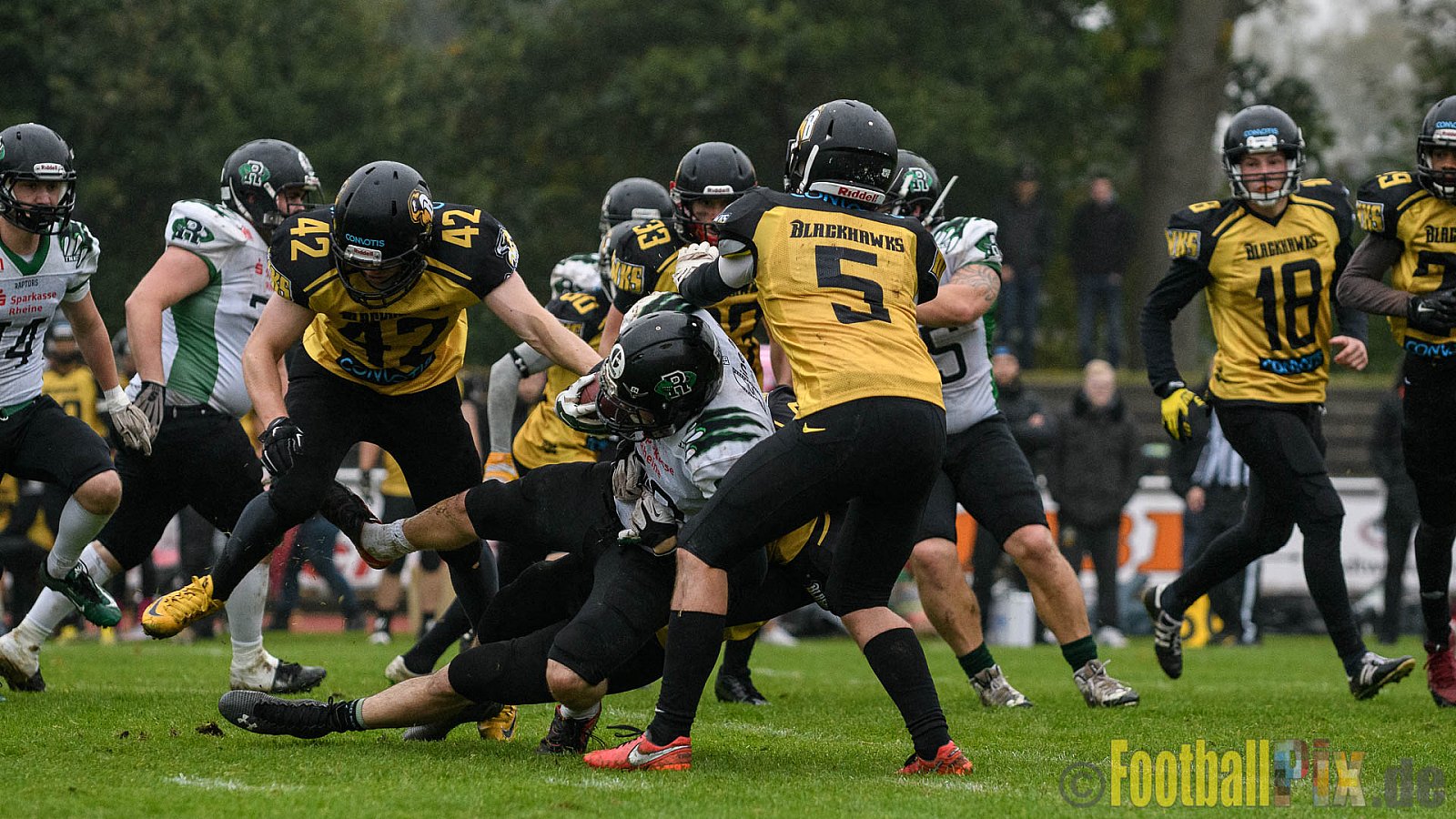 Rheine Raptors vs. Münster Blackhawks - 15.10.2016 VL NRW: Rheine Raptors vs. Münster Blackhawks (0:26)
