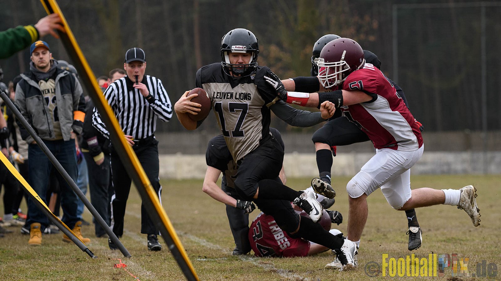 Leuven Lions vs. Izegem Tribes - 19.02.2017 Season Opener (FAFL Belgien): Leuven Lions vs. Izegem Tribes (13:8)
