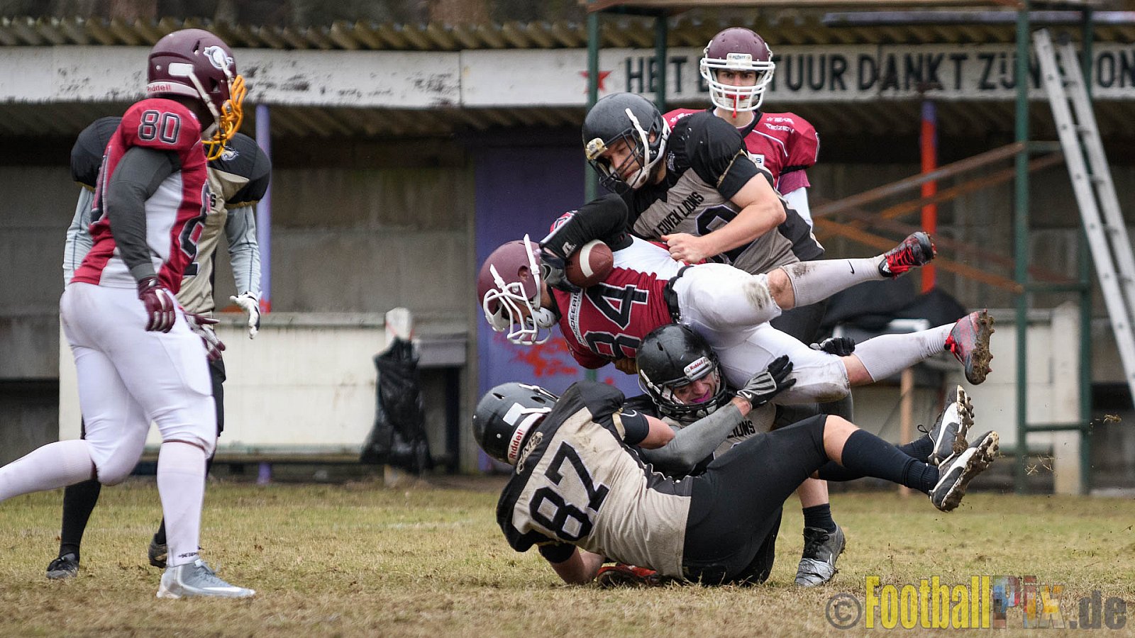 Leuven Lions vs. Izegem Tribes - 19.02.2017 Season Opener (FAFL Belgien): Leuven Lions vs. Izegem Tribes (13:8)