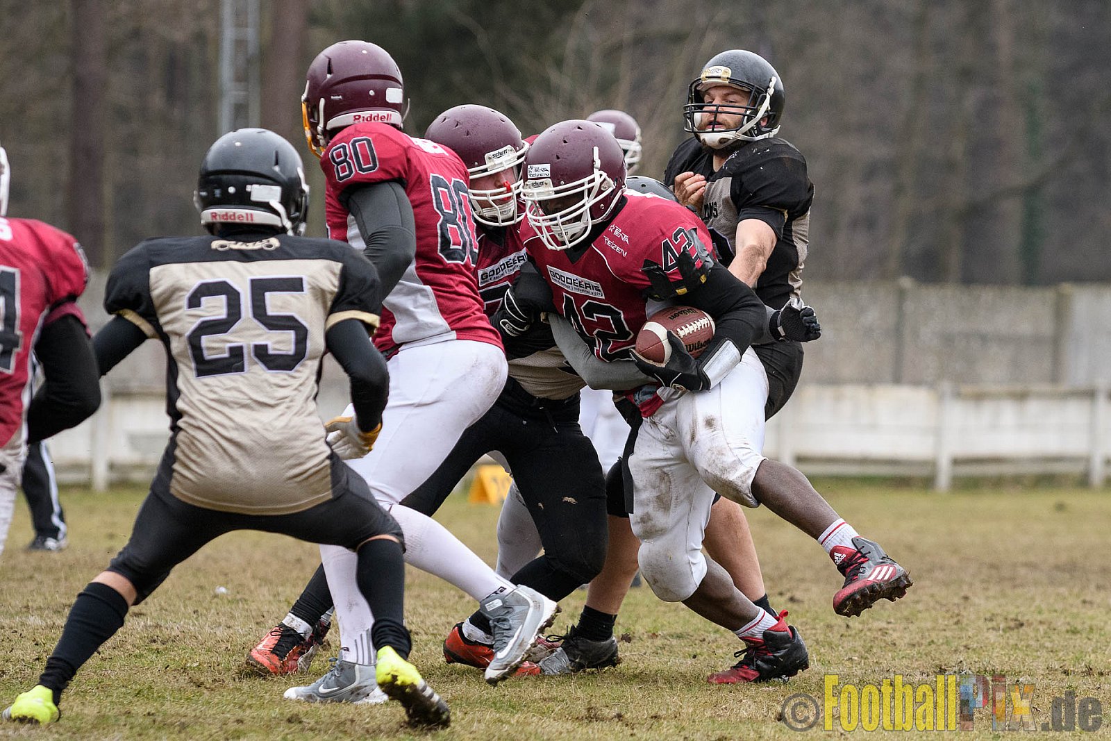 Leuven Lions vs. Izegem Tribes - 19.02.2017 Season Opener (FAFL Belgien): Leuven Lions vs. Izegem Tribes (13:8)