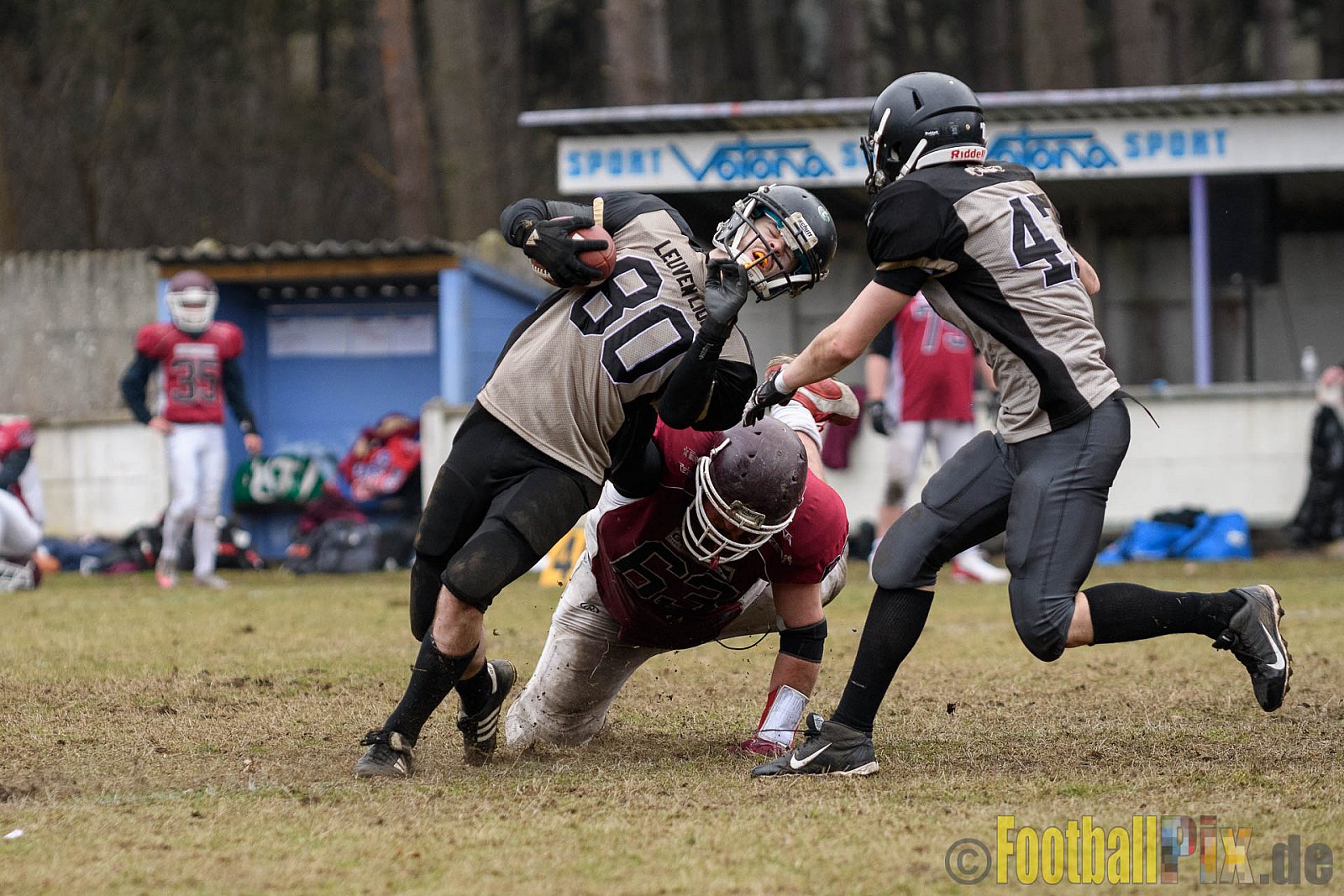 Leuven Lions vs. Izegem Tribes - 19.02.2017 Season Opener (FAFL Belgien): Leuven Lions vs. Izegem Tribes (13:8)