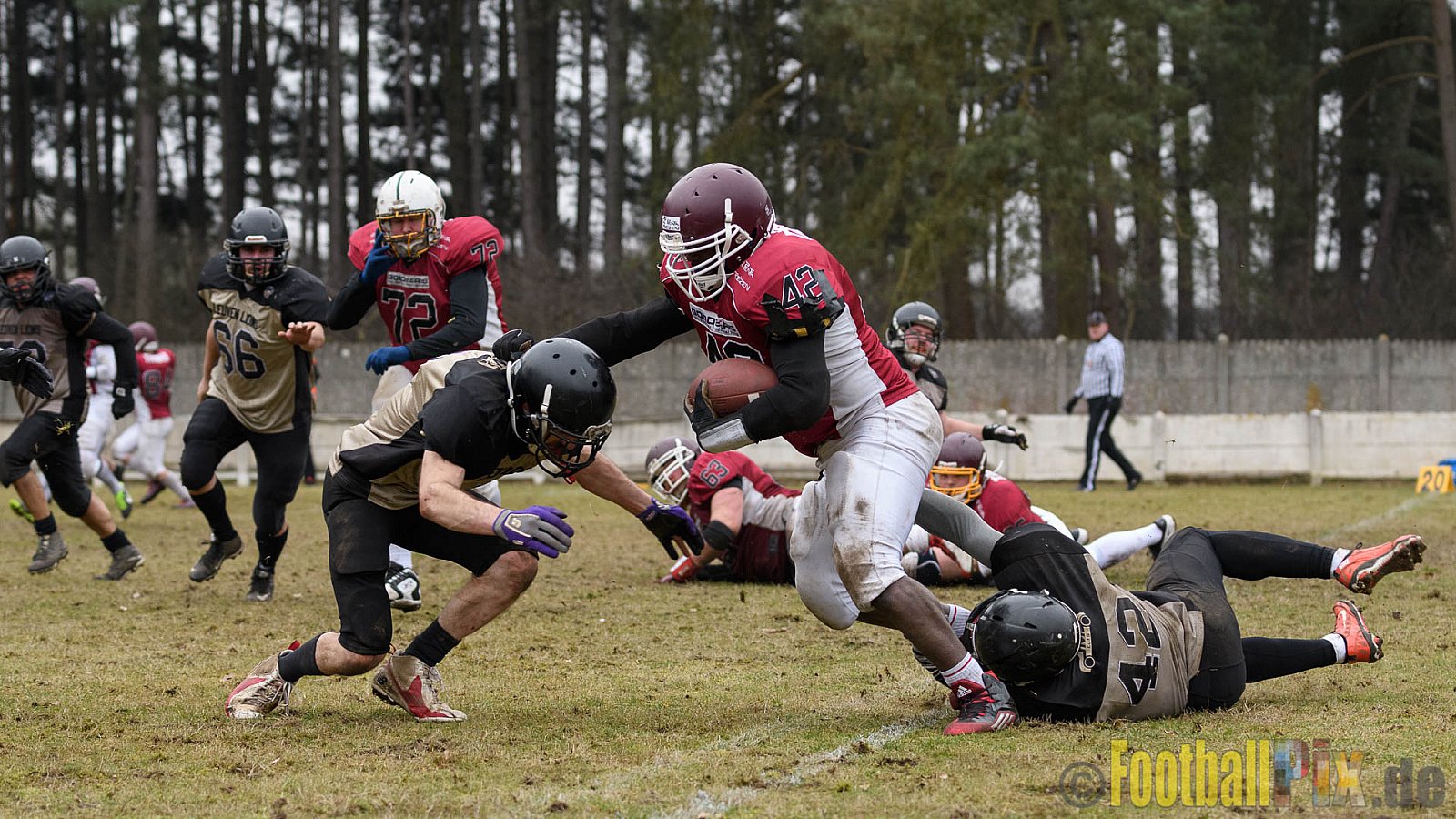 Leuven Lions vs. Izegem Tribes - 19.02.2017 Season Opener (FAFL Belgien): Leuven Lions vs. Izegem Tribes (13:8)