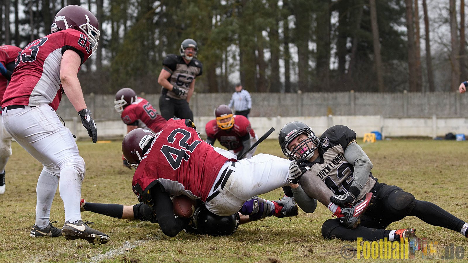 Leuven Lions vs. Izegem Tribes - 19.02.2017 Season Opener (FAFL Belgien): Leuven Lions vs. Izegem Tribes (13:8)