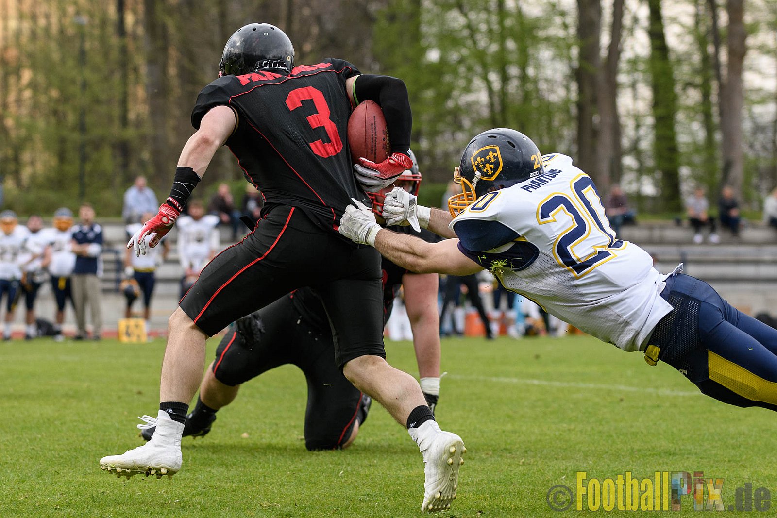 Düsseldorf Panther vs. Wiesbaden Phantoms - 01.04.2017 Freundschaftsspiel Düsseldorf Panther vs. Wiesbaden Phantoms (21:08)