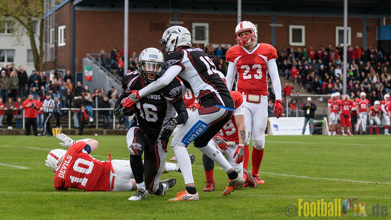 Gelsenkirchen Devils vs. Wuppertal Greyhounds - 15.04.2017 Pre-Season Game: Gelsenkirchen Devils vs. Wuppertal Greyhounds (23:16)
