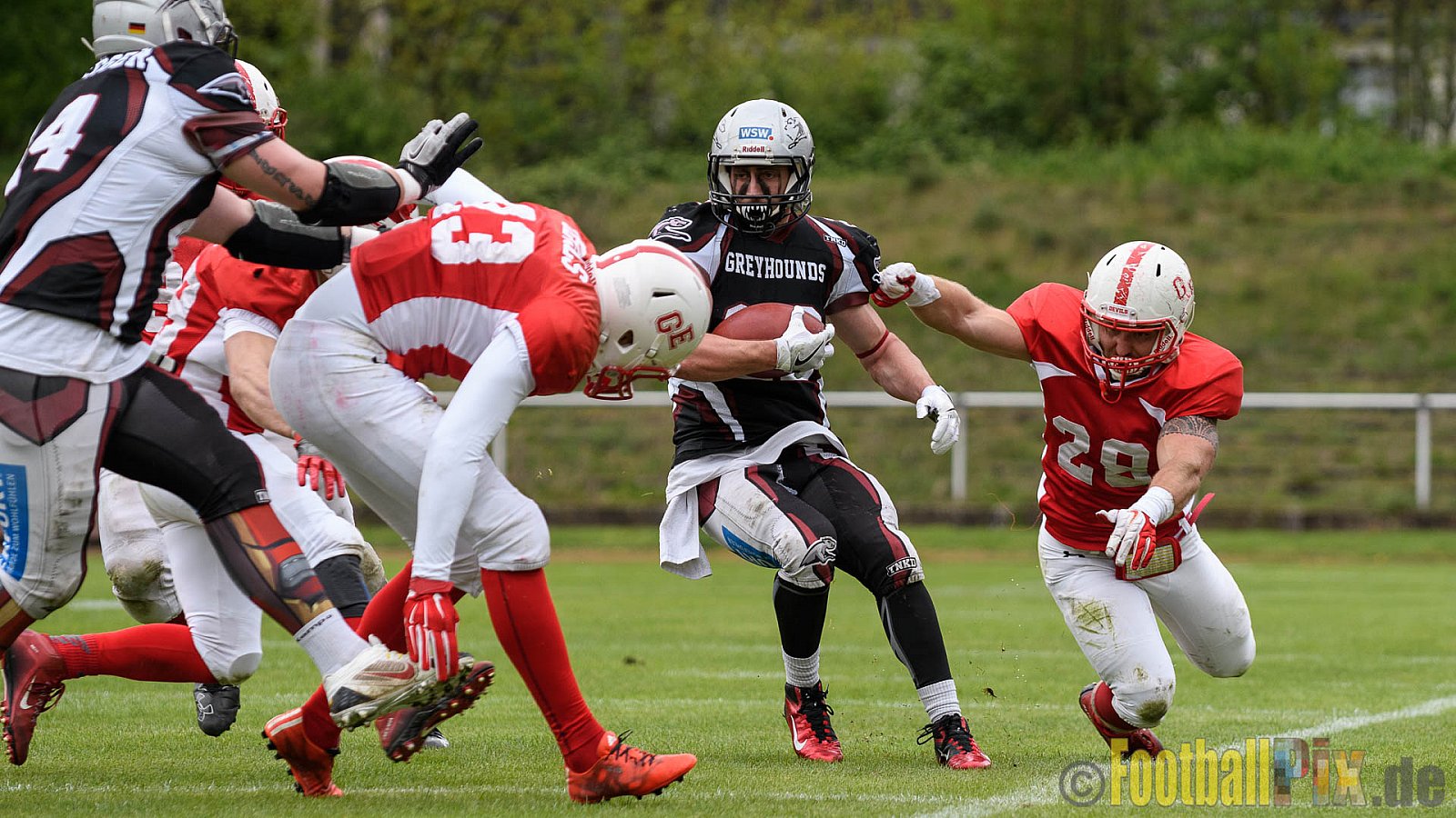 Gelsenkirchen Devils vs. Wuppertal Greyhounds - 15.04.2017 Pre-Season Game: Gelsenkirchen Devils vs. Wuppertal Greyhounds (23:16)