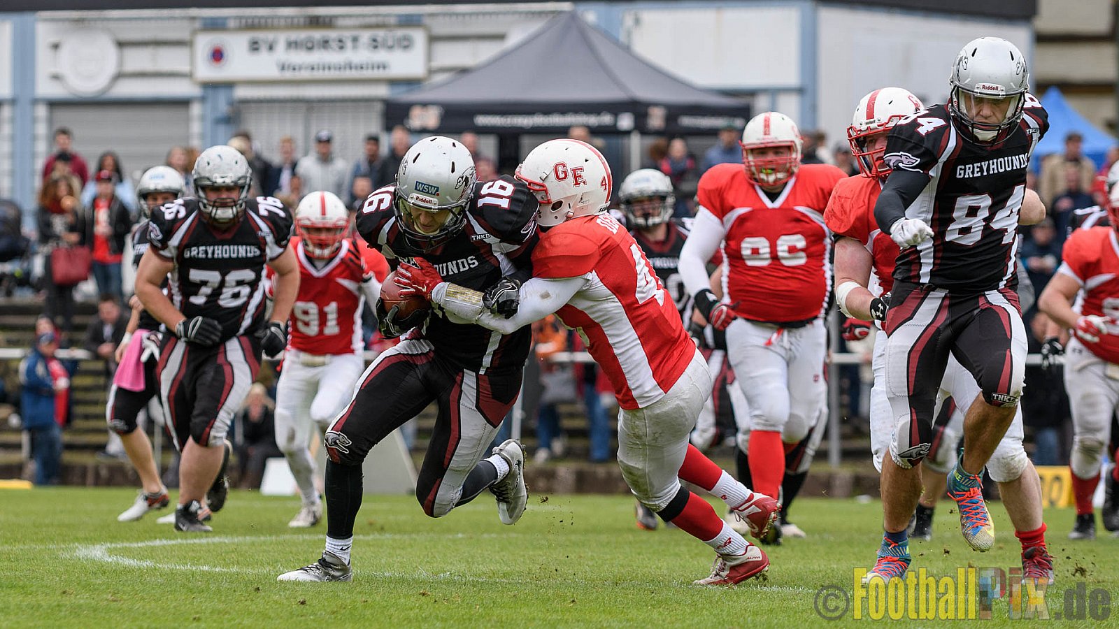 Gelsenkirchen Devils vs. Wuppertal Greyhounds - 15.04.2017 Pre-Season Game: Gelsenkirchen Devils vs. Wuppertal Greyhounds (23:16)