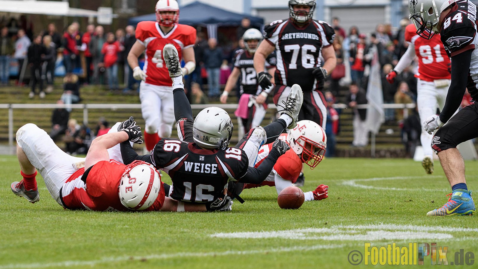 Gelsenkirchen Devils vs. Wuppertal Greyhounds - 15.04.2017 Pre-Season Game: Gelsenkirchen Devils vs. Wuppertal Greyhounds (23:16)