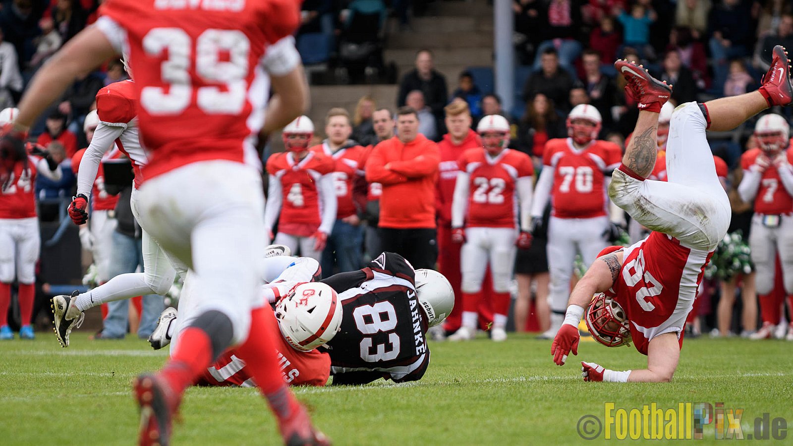 Gelsenkirchen Devils vs. Wuppertal Greyhounds - 15.04.2017 Pre-Season Game: Gelsenkirchen Devils vs. Wuppertal Greyhounds (23:16)