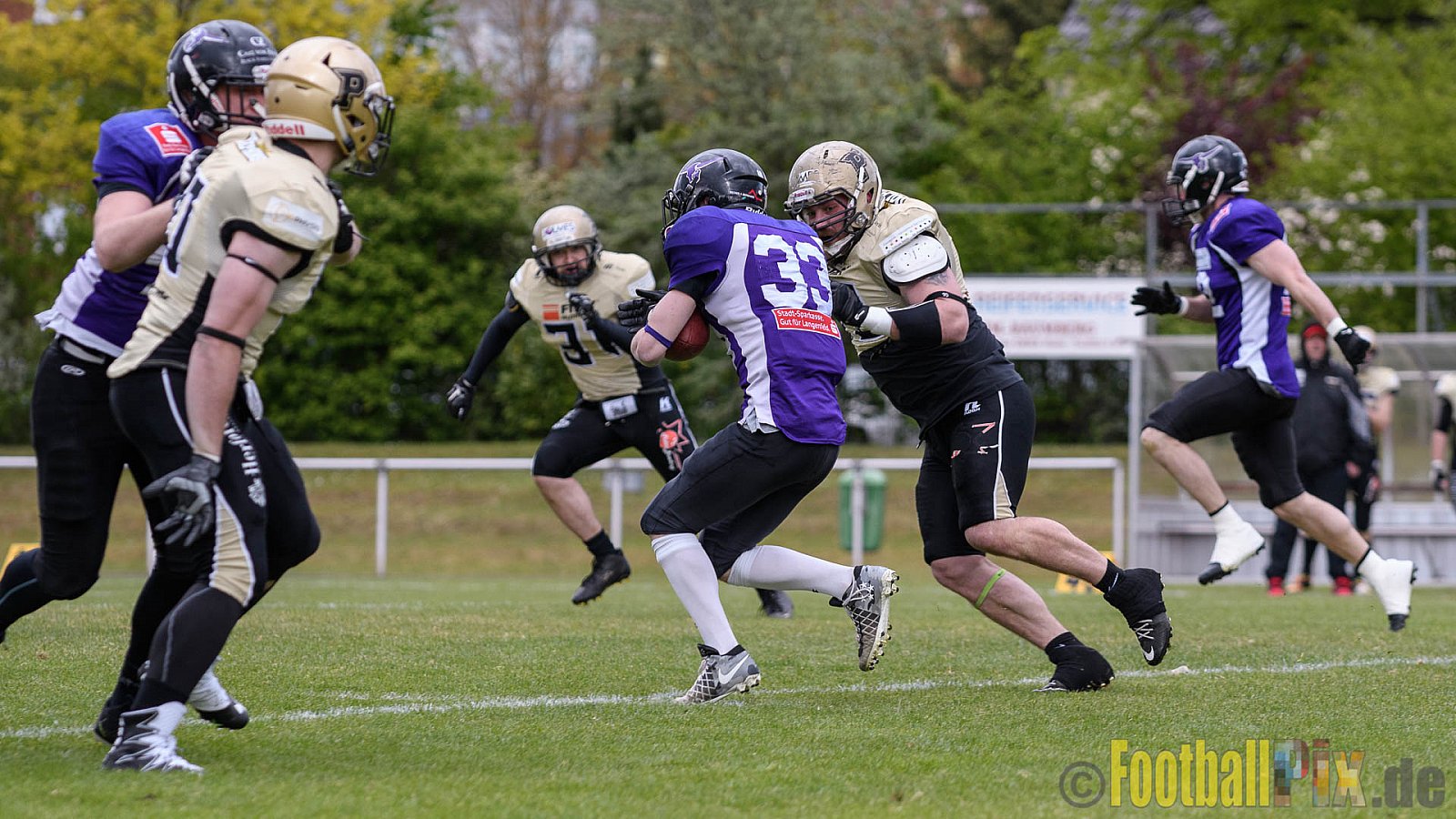 Langenfeld Longhorns vs. Paderborn Dolphins - 23.04.2017 GFL2: Langenfeld Longhorns vs. Paderborn Dolphins (57:27)
