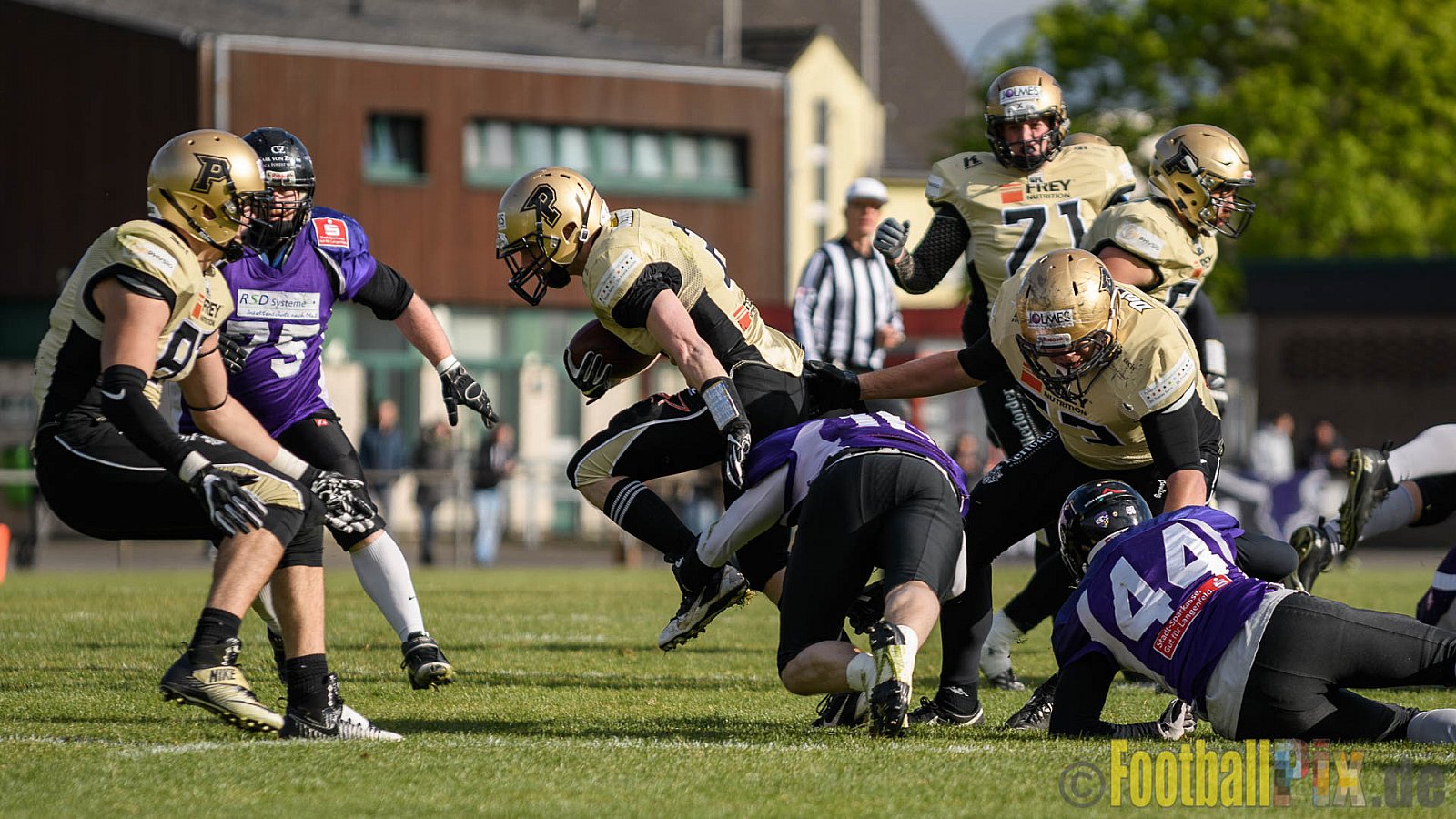 Langenfeld Longhorns vs. Paderborn Dolphins - 23.04.2017 GFL2: Langenfeld Longhorns vs. Paderborn Dolphins (57:27)