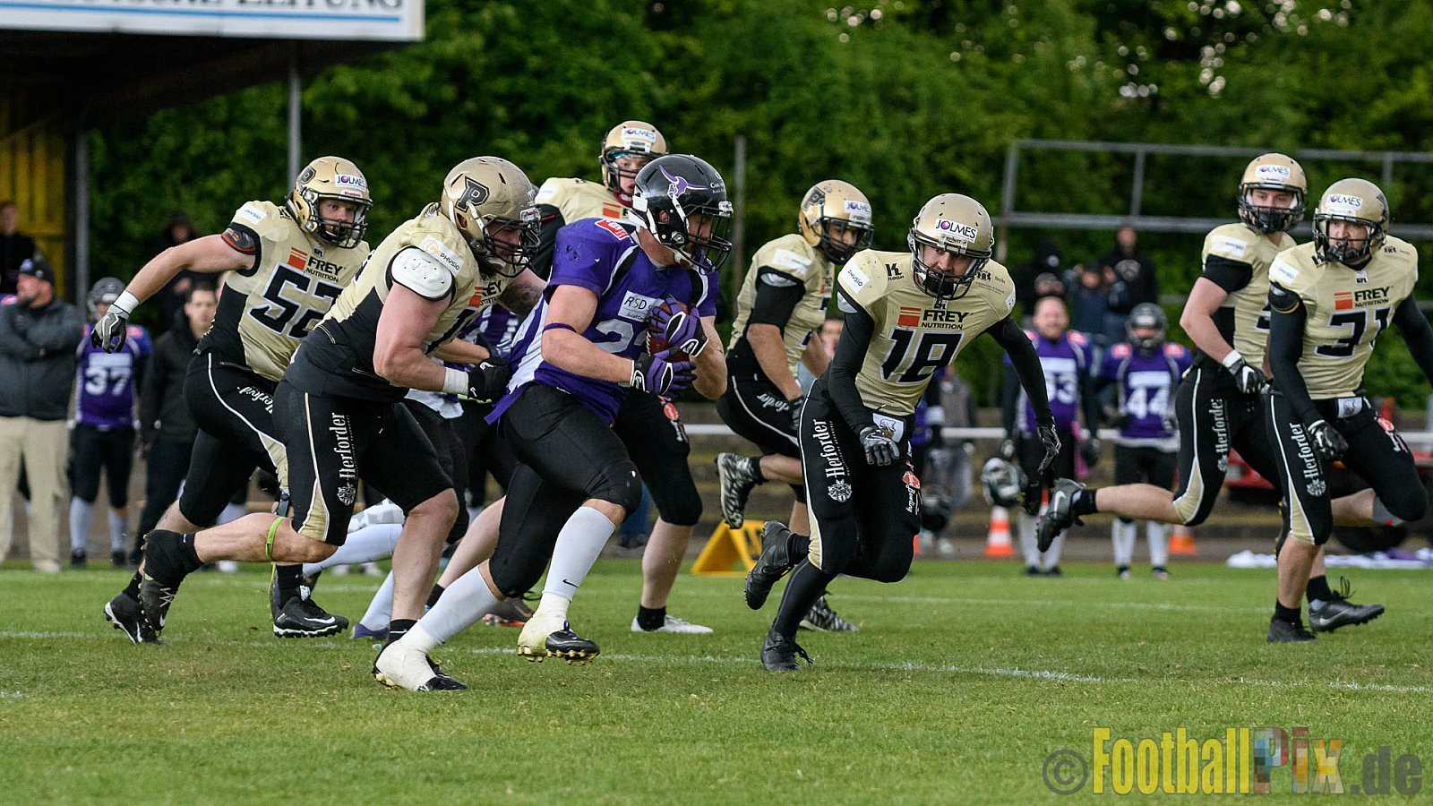 Langenfeld Longhorns vs. Paderborn Dolphins - 23.04.2017 GFL2: Langenfeld Longhorns vs. Paderborn Dolphins (57:27)