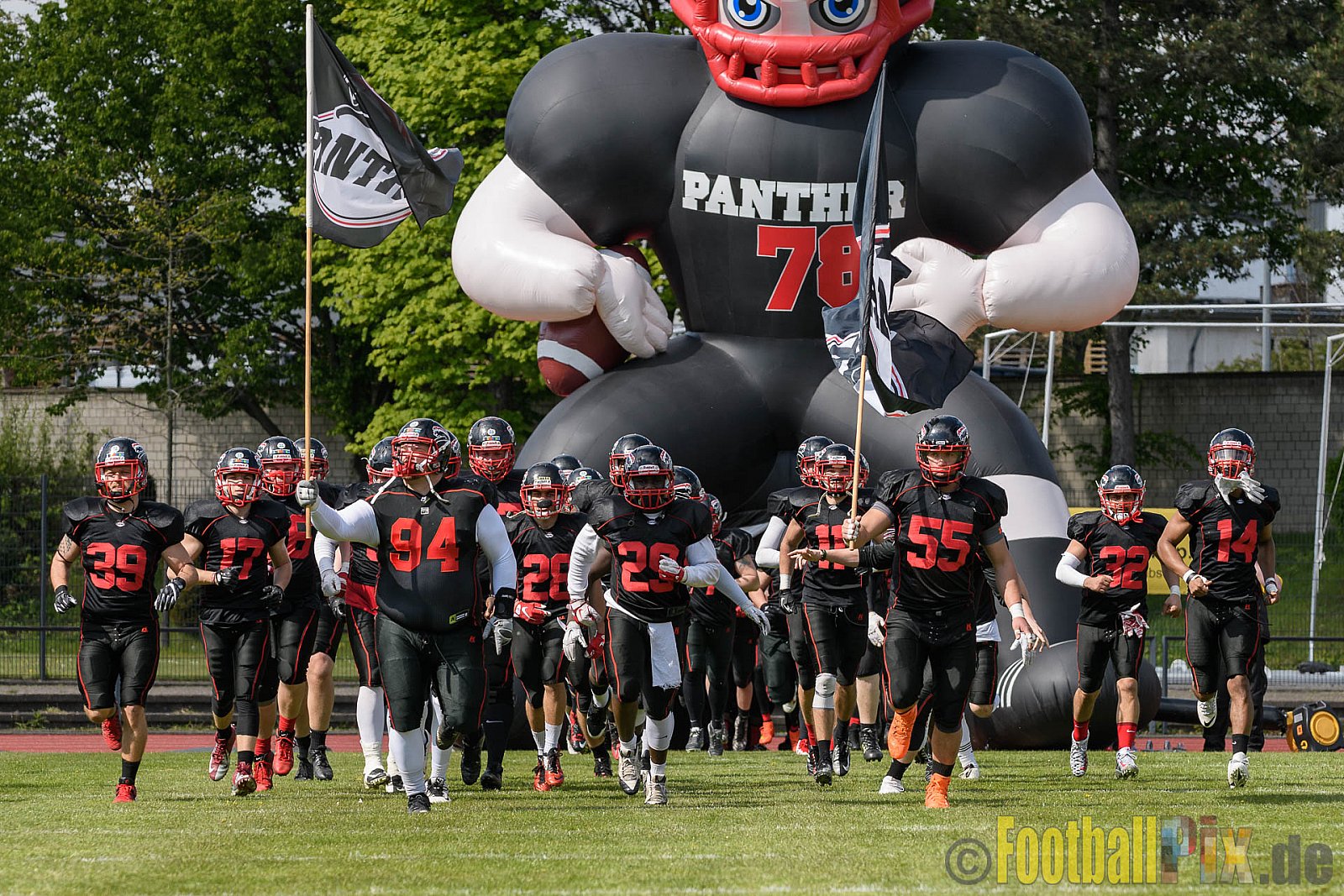 Düsseldorf Panther vs. Rostock Griffins - 29.04.2017 GFL2: Düsseldorf Panther vs. Rostock Griffins (39:14)
