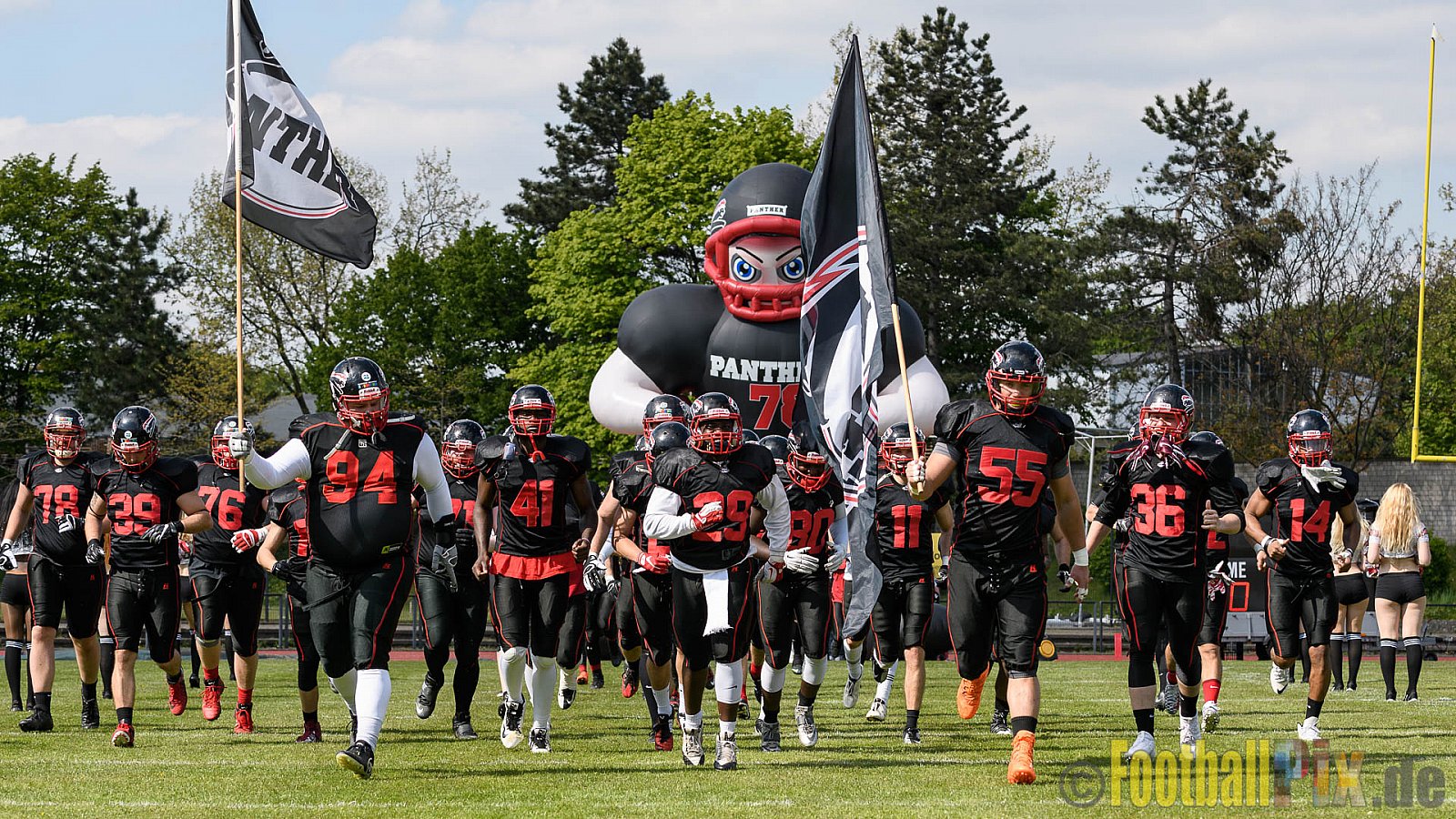 Düsseldorf Panther vs. Rostock Griffins - 29.04.2017 GFL2: Düsseldorf Panther vs. Rostock Griffins (39:14)