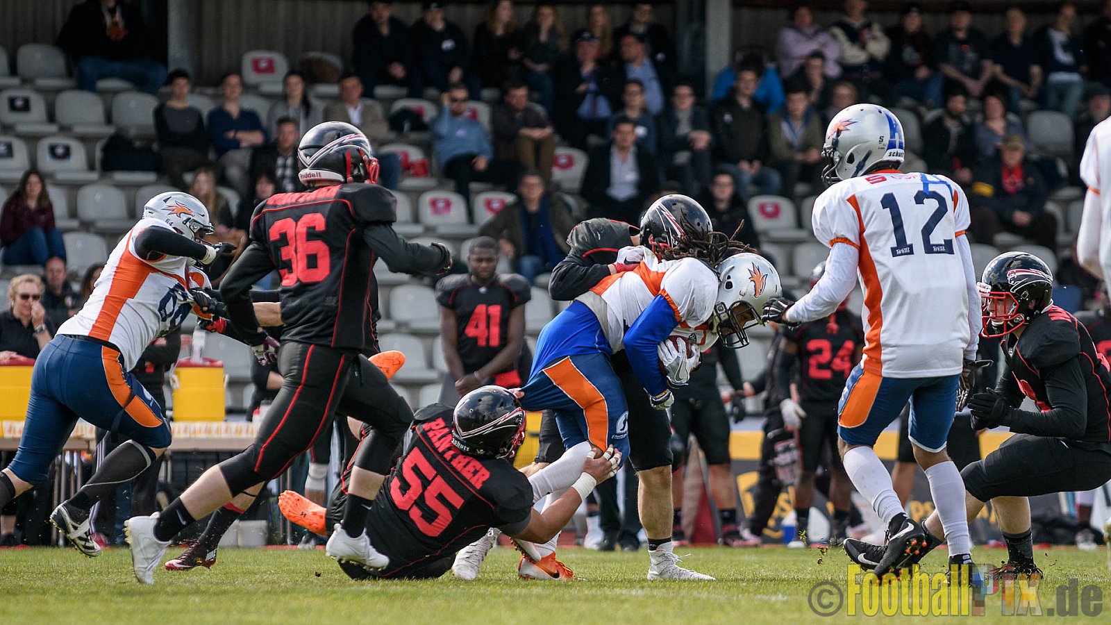 Düsseldorf Panther vs. Rostock Griffins - 29.04.2017 GFL2: Düsseldorf Panther vs. Rostock Griffins (39:14)