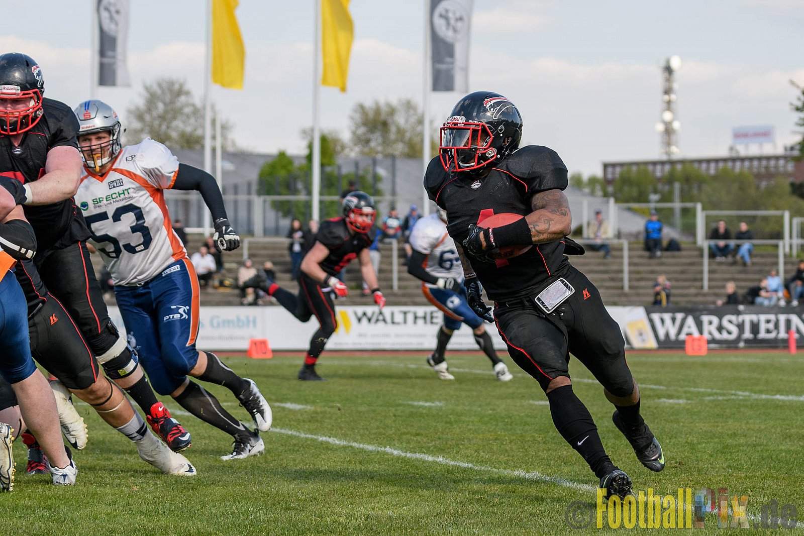 Düsseldorf Panther vs. Rostock Griffins - 29.04.2017 GFL2: Düsseldorf Panther vs. Rostock Griffins (39:14)