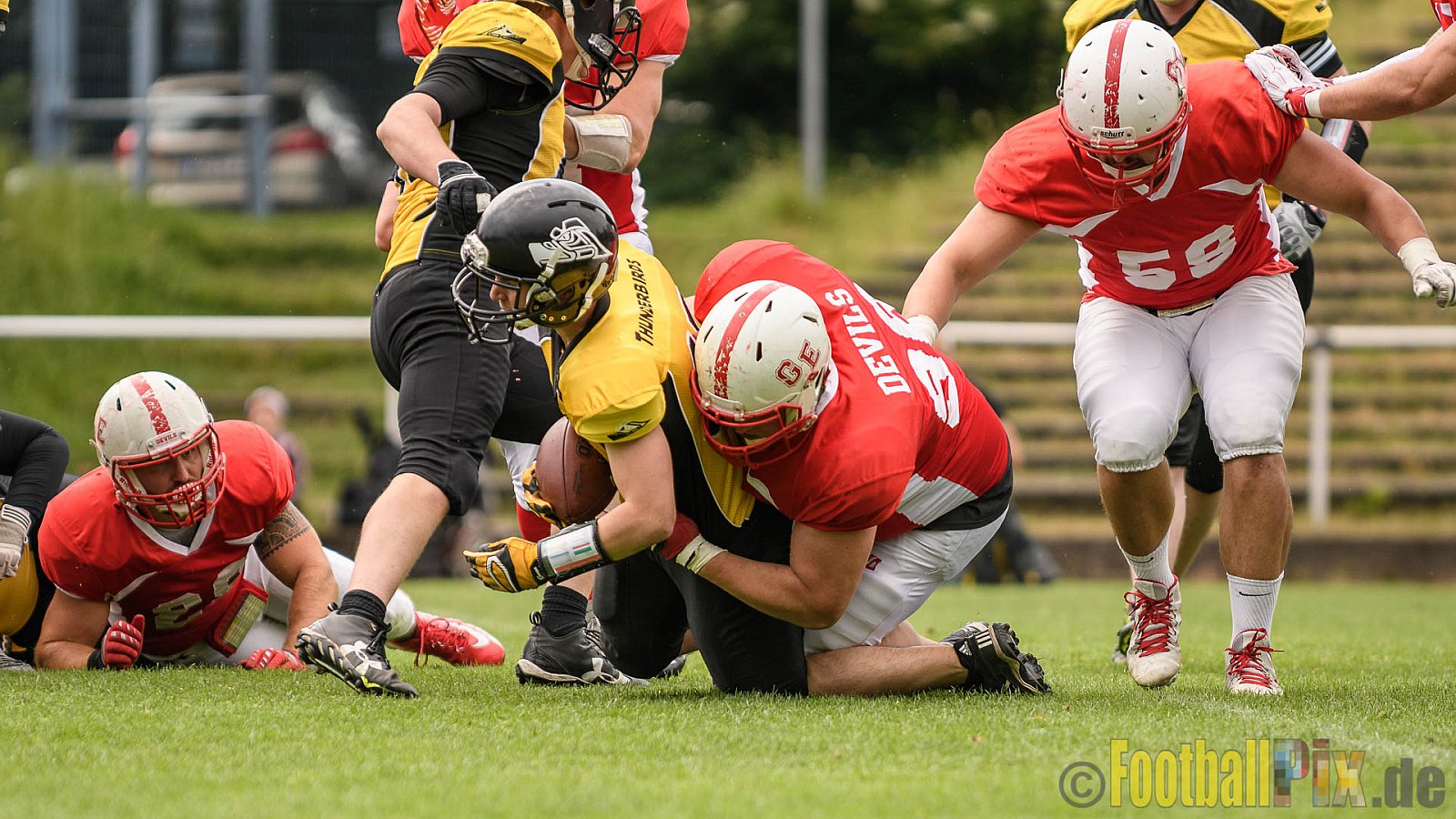 Gelsenkirchen Devils vs. Duisburg Thunderbirds - 04.06.2017 OL NRW: Gelsenkirchen Devils vs. Duisburg Thunderbirds (42:0)