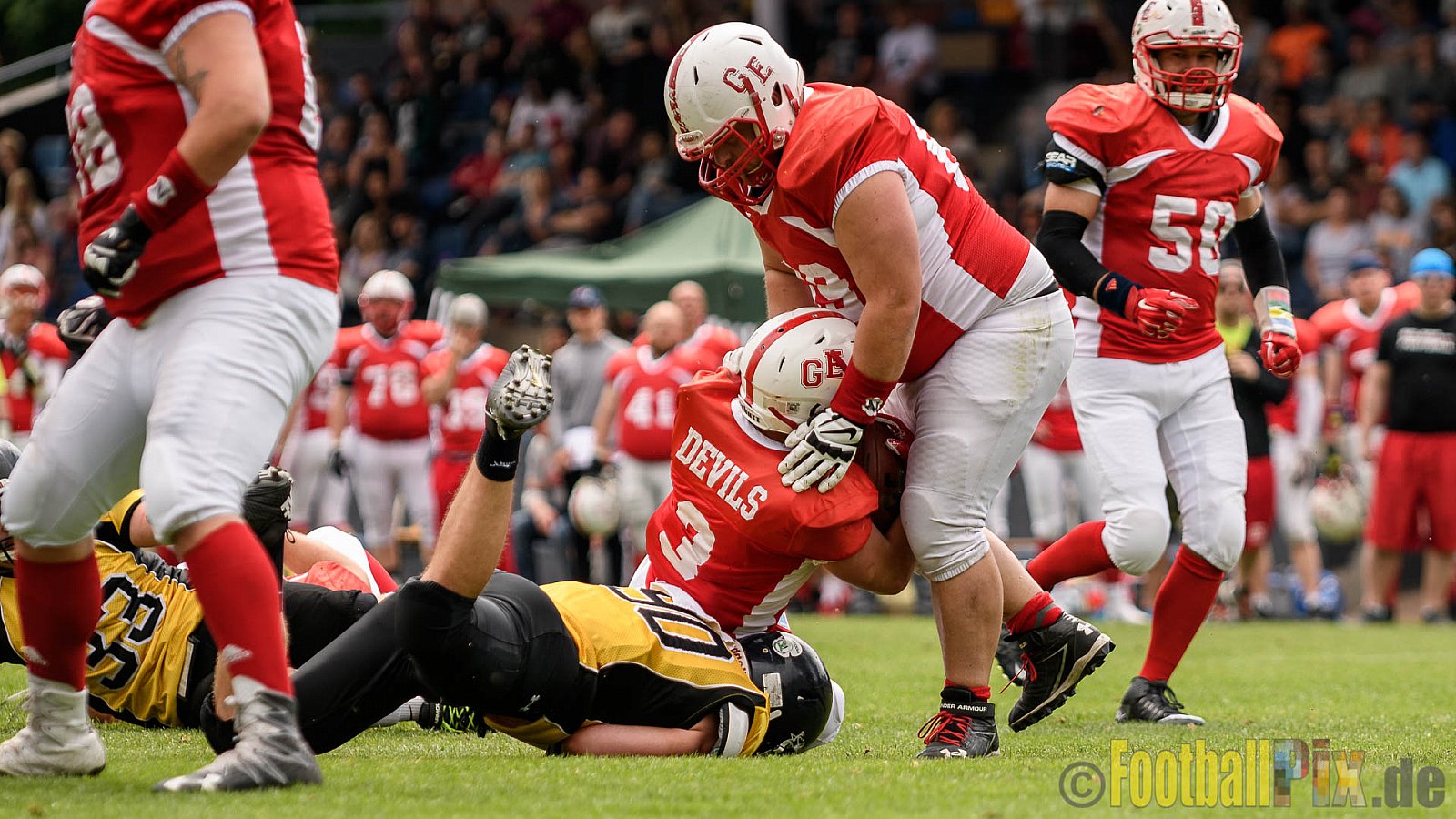 Gelsenkirchen Devils vs. Duisburg Thunderbirds - 04.06.2017 OL NRW: Gelsenkirchen Devils vs. Duisburg Thunderbirds (42:0)