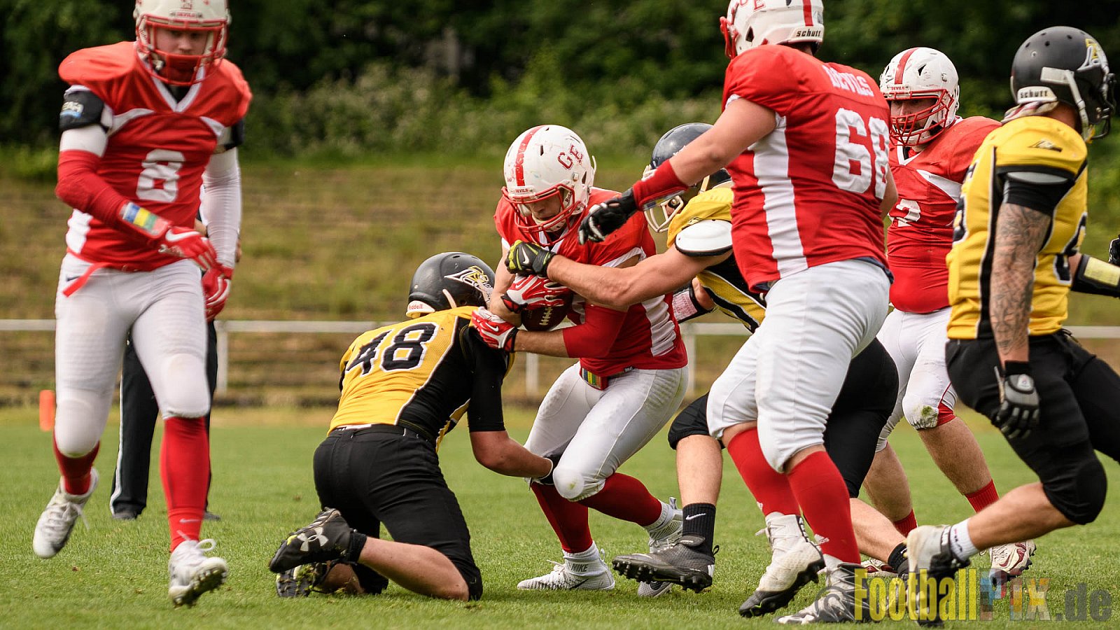 Gelsenkirchen Devils vs. Duisburg Thunderbirds - 04.06.2017 OL NRW: Gelsenkirchen Devils vs. Duisburg Thunderbirds (42:0)