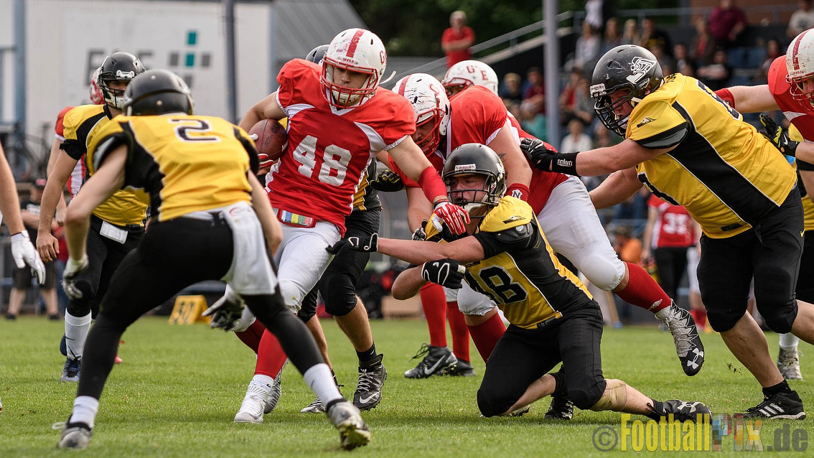 Gelsenkirchen Devils vs. Duisburg Thunderbirds - 04.06.2017 OL NRW: Gelsenkirchen Devils vs. Duisburg Thunderbirds (42:0)