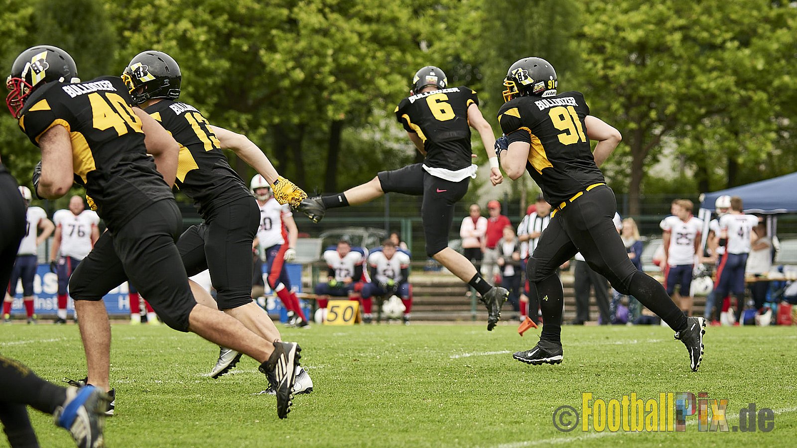 Düsseldorf Bulldozer vs. Kreis Heinsberg Bisons - 17.06.2017 LL NRW: Düsseldorf Bulldozer vs. Kreis Heinsberg Bisons (63:28)