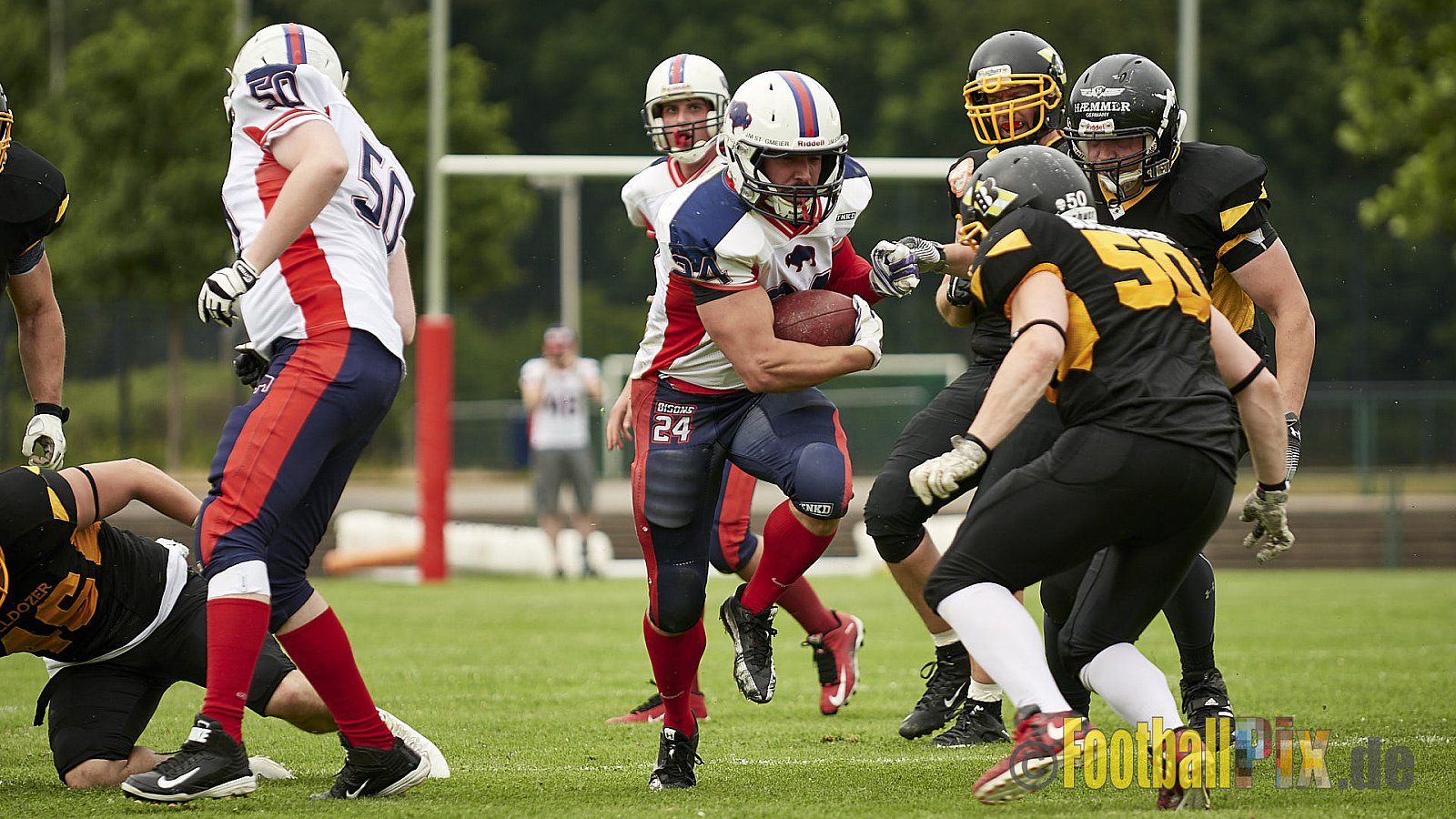 Düsseldorf Bulldozer vs. Kreis Heinsberg Bisons - 17.06.2017 LL NRW: Düsseldorf Bulldozer vs. Kreis Heinsberg Bisons (63:28)