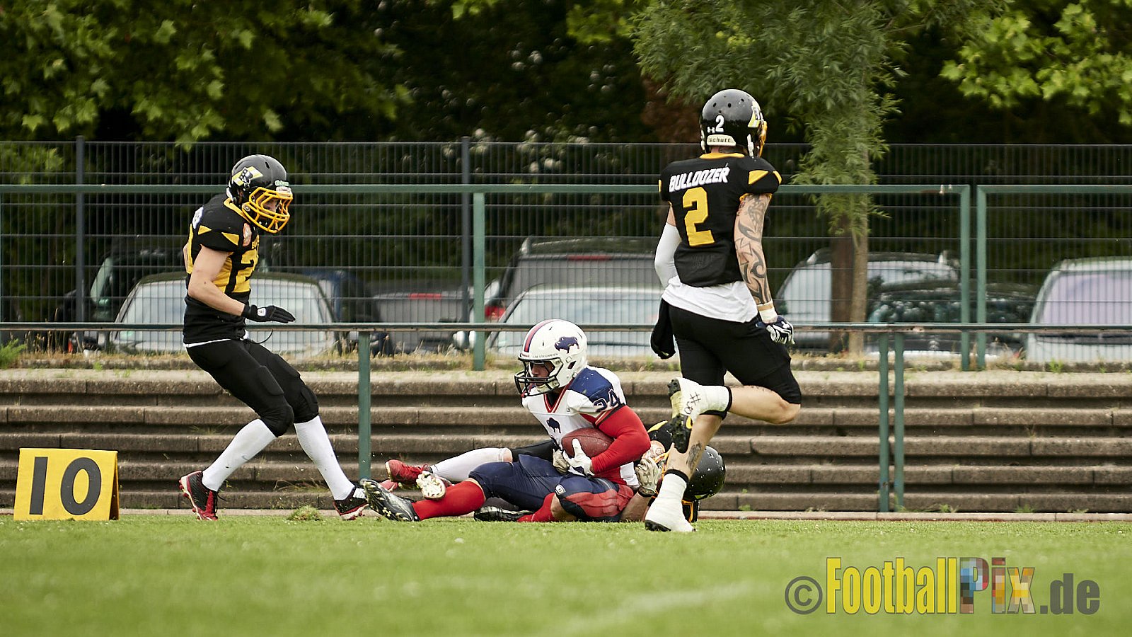 Düsseldorf Bulldozer vs. Kreis Heinsberg Bisons - 17.06.2017 LL NRW: Düsseldorf Bulldozer vs. Kreis Heinsberg Bisons (63:28)