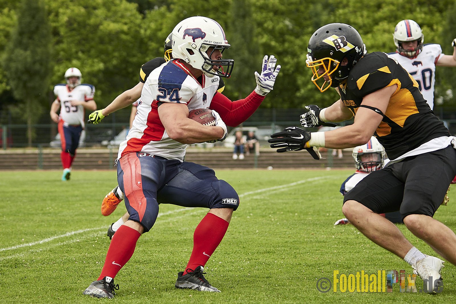 Düsseldorf Bulldozer vs. Kreis Heinsberg Bisons - 17.06.2017 LL NRW: Düsseldorf Bulldozer vs. Kreis Heinsberg Bisons (63:28)