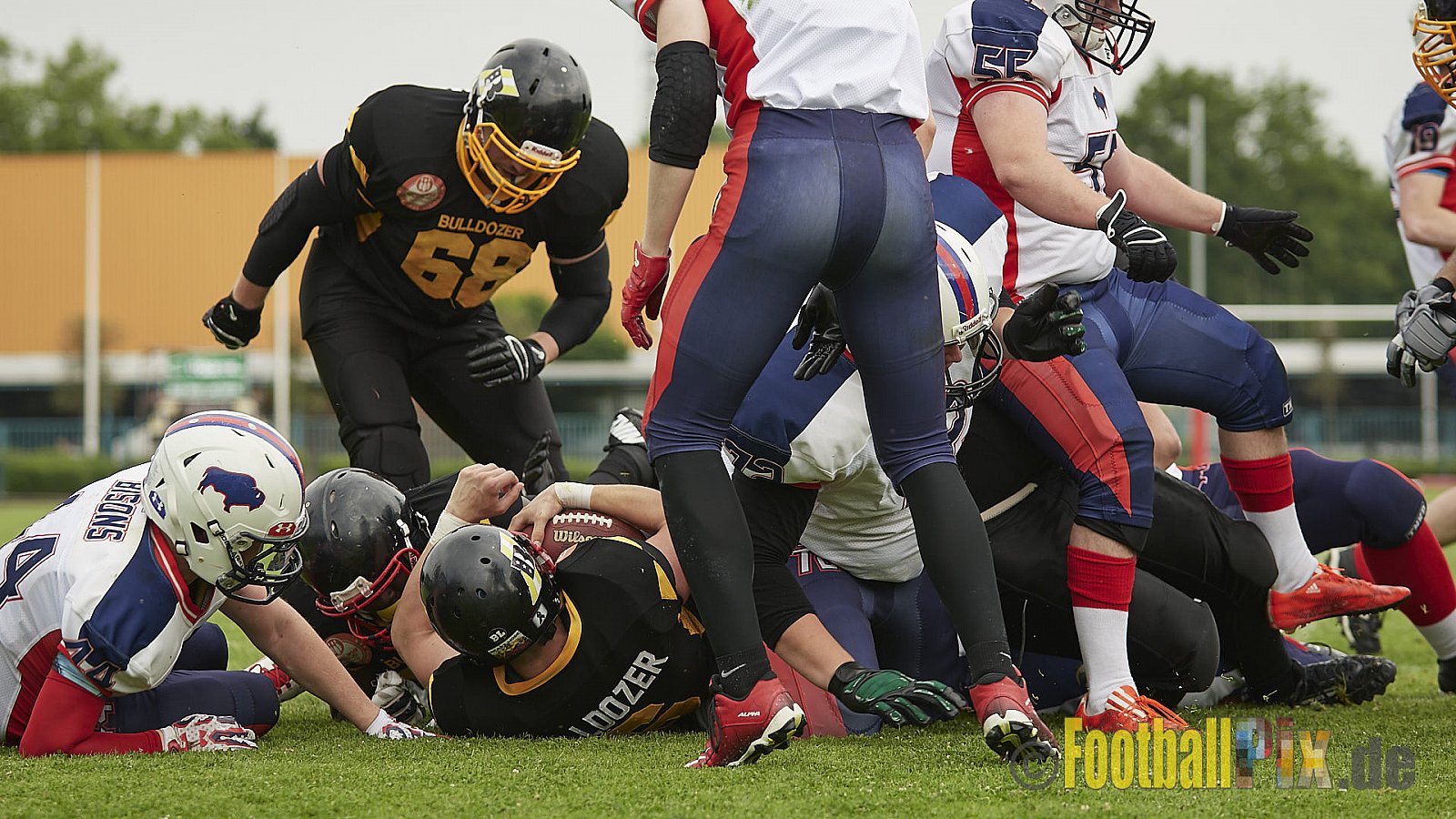 Düsseldorf Bulldozer vs. Kreis Heinsberg Bisons - 17.06.2017 LL NRW: Düsseldorf Bulldozer vs. Kreis Heinsberg Bisons (63:28)