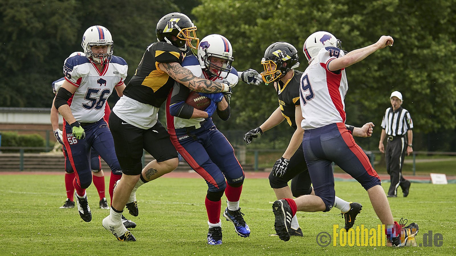 Düsseldorf Bulldozer vs. Kreis Heinsberg Bisons - 17.06.2017 LL NRW: Düsseldorf Bulldozer vs. Kreis Heinsberg Bisons (63:28)
