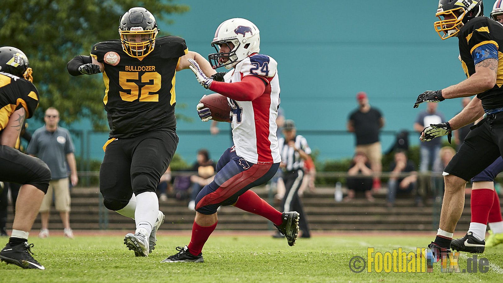 Düsseldorf Bulldozer vs. Kreis Heinsberg Bisons - 17.06.2017 LL NRW: Düsseldorf Bulldozer vs. Kreis Heinsberg Bisons (63:28)