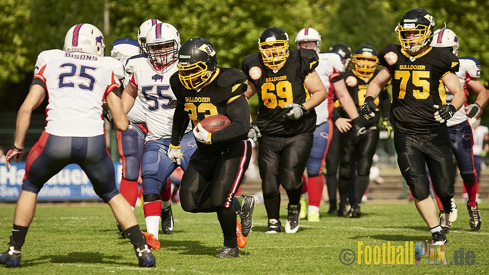 Düsseldorf Bulldozer vs. Kreis Heinsberg Bisons - 17.06.2017 LL NRW: Düsseldorf Bulldozer vs. Kreis Heinsberg Bisons (63:28)