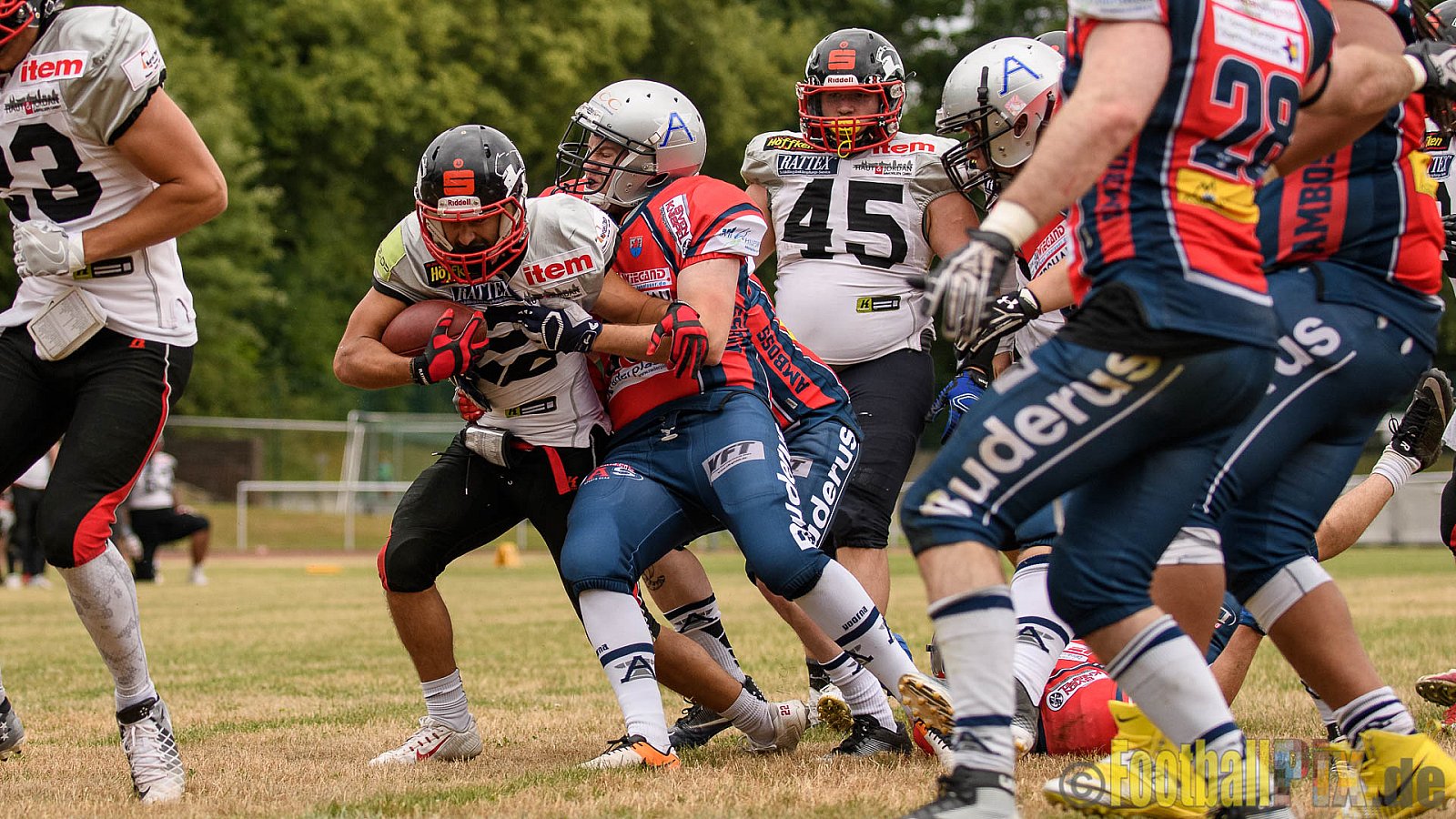 Remscheid Amboss vs. Solingen Paladins - 25.06.2017 RL NRW: Remscheid Amboss vs. Solingen Paladins (21:49)