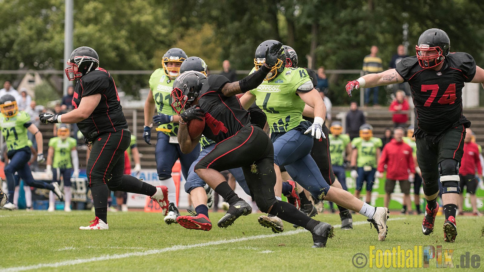 Düsseldorf Panther vs. Essen Assindia Cardinals - 05.08.2017 GFL2: Düsseldorf Panther vs. Essen Assindia Cardinals (47:7) 
